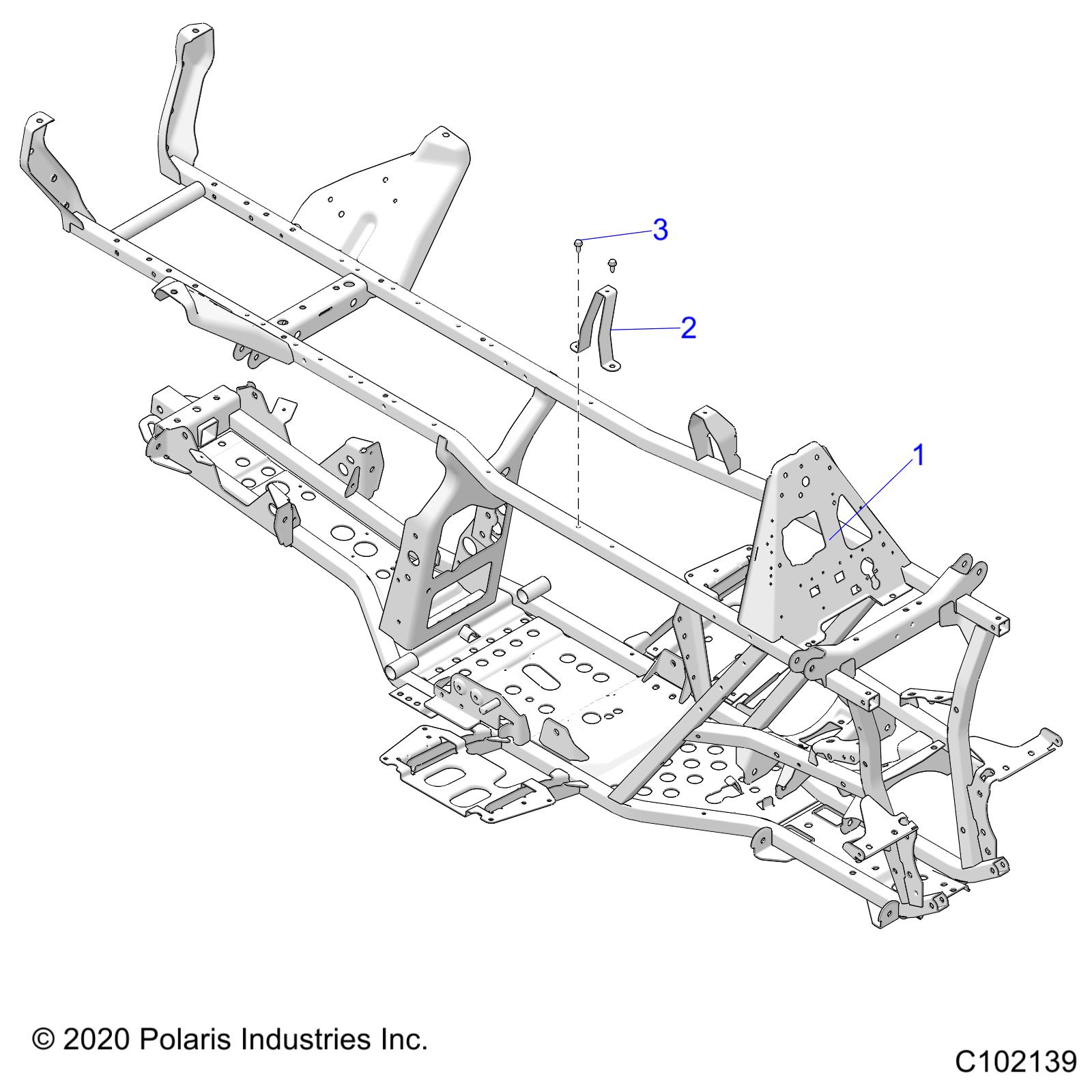 CHASSIS, FRAME - A21SJE57BX (C102139)