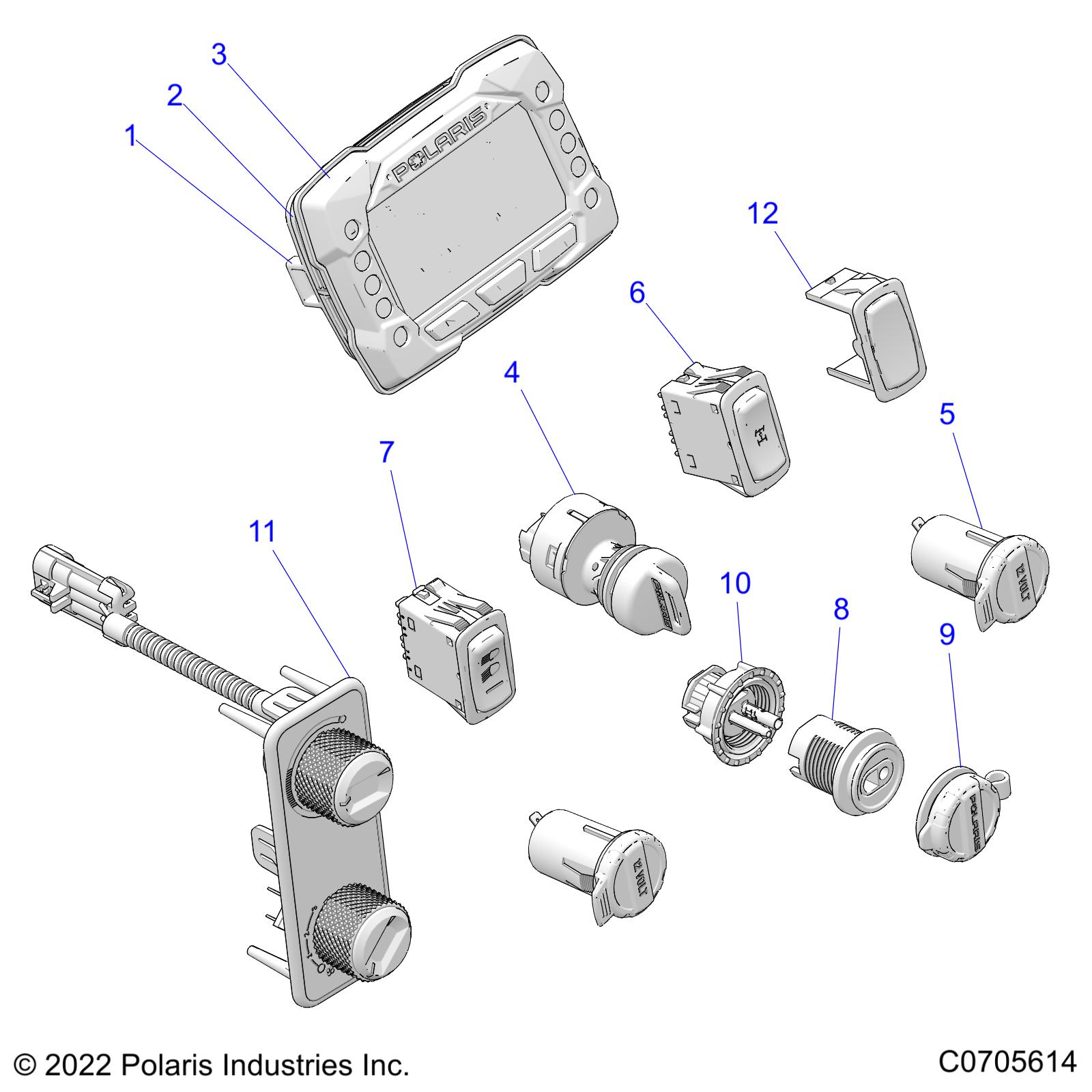 ELECTRICAL, DASH INSTRUMENTS - R22TAU99A9/AN/B9 (C0705614)