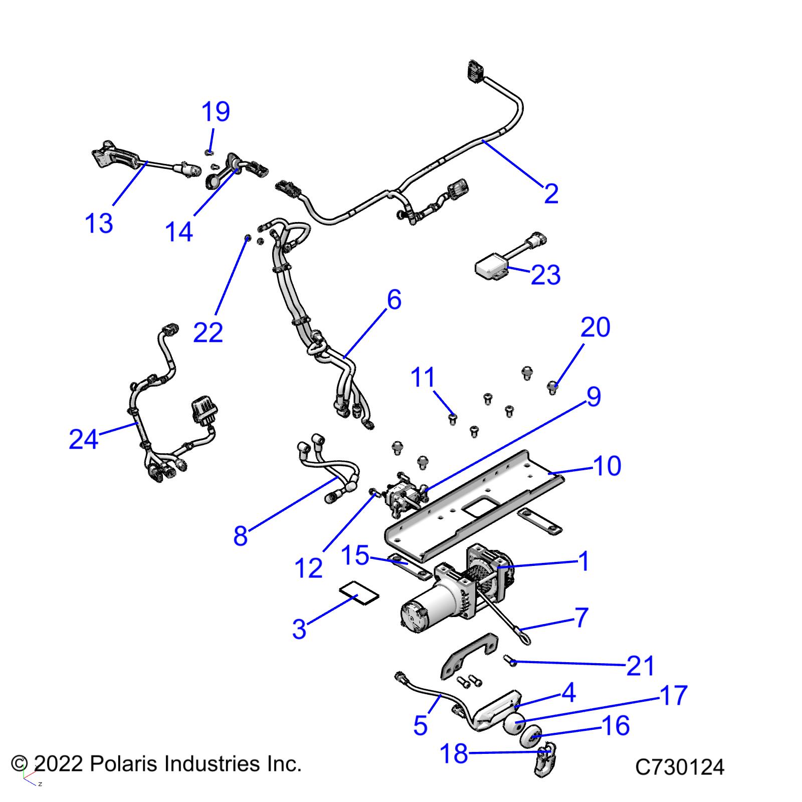 BODY, WINCH - R22MAS57CK (C730124)