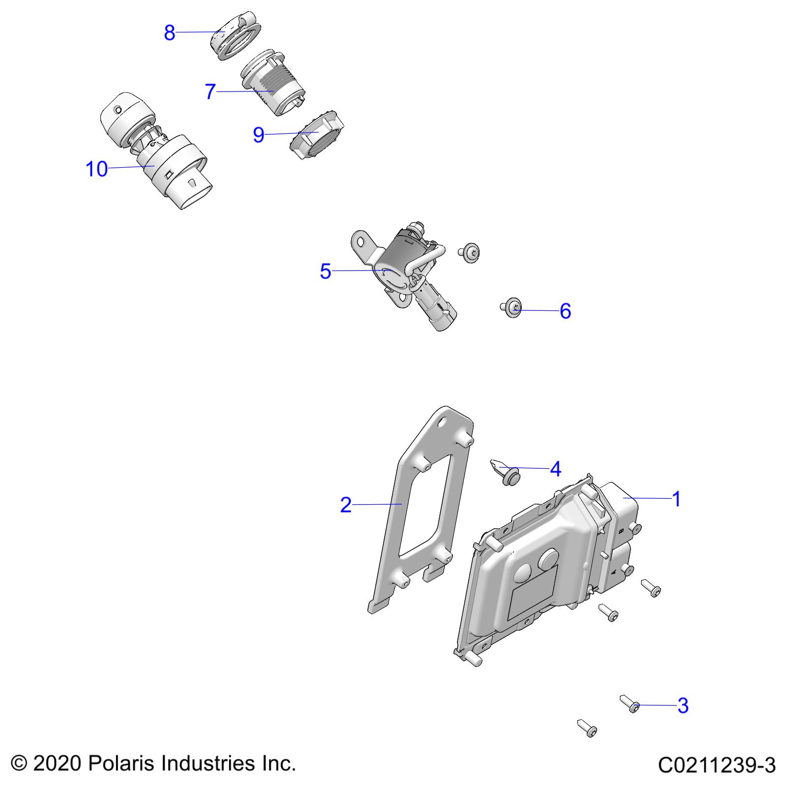 ELECTRICAL, SWITCHES, SENSORS and ECM - A21SEA50A1/A5/CA1/CA5 (C0211239-3)