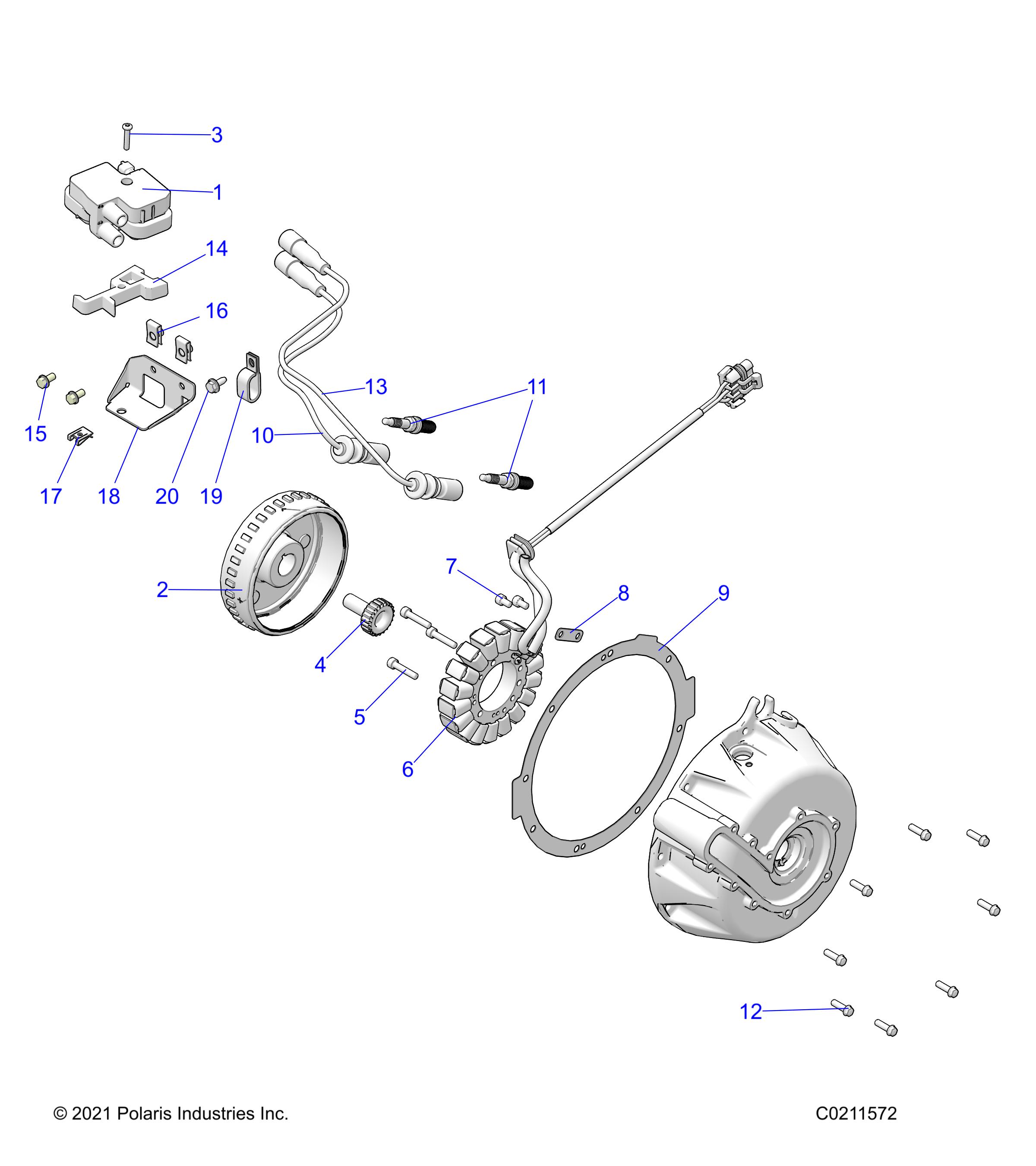 ELECTRICAL, IGNITION SYSTEM - A22SGE95FN/S95CN/S95FN (C0211572)