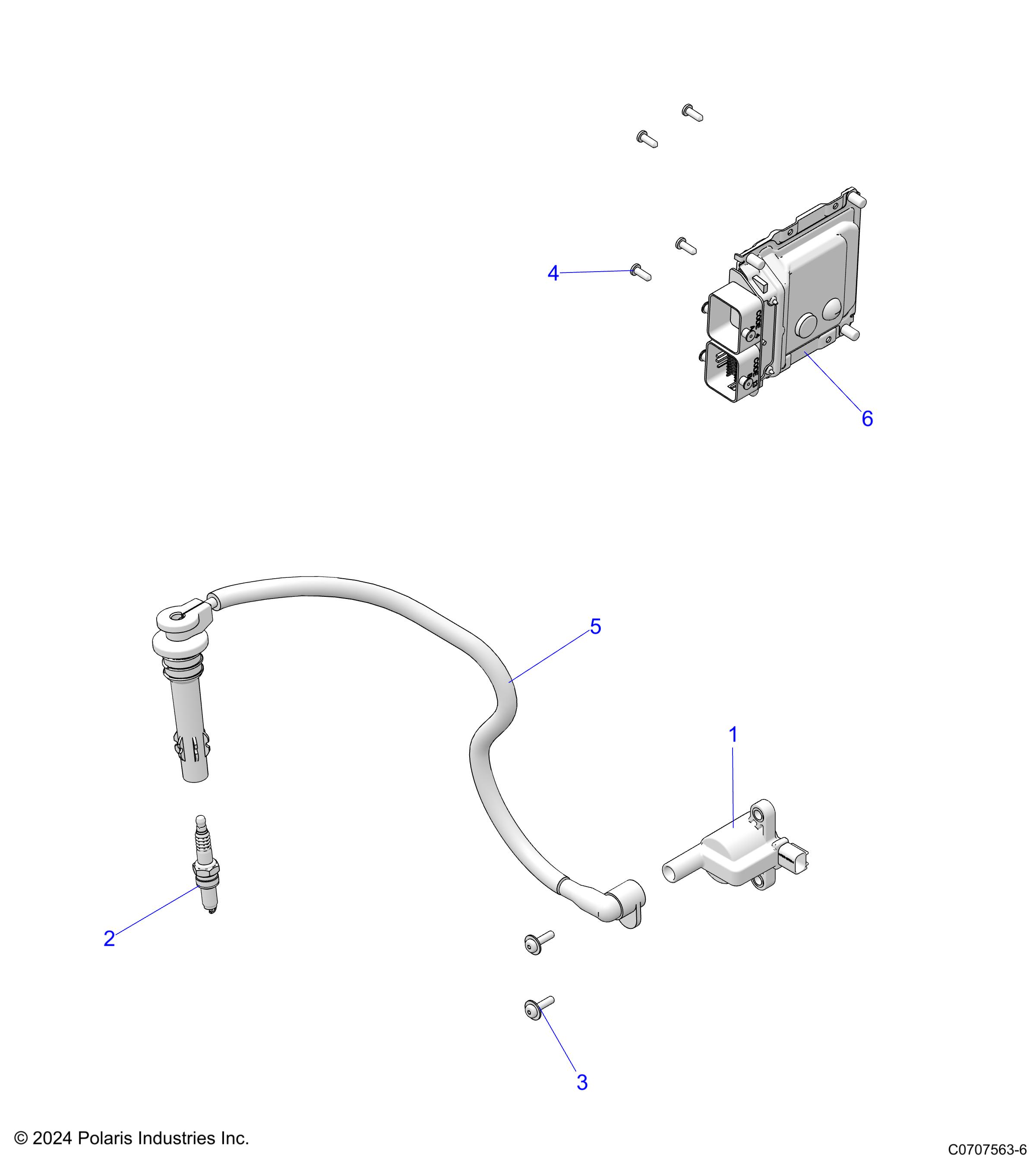 ELECTRICAL, IGNITION - D25M2A57B4/G57B4/U57B4/W57B4 (C0707563-6)