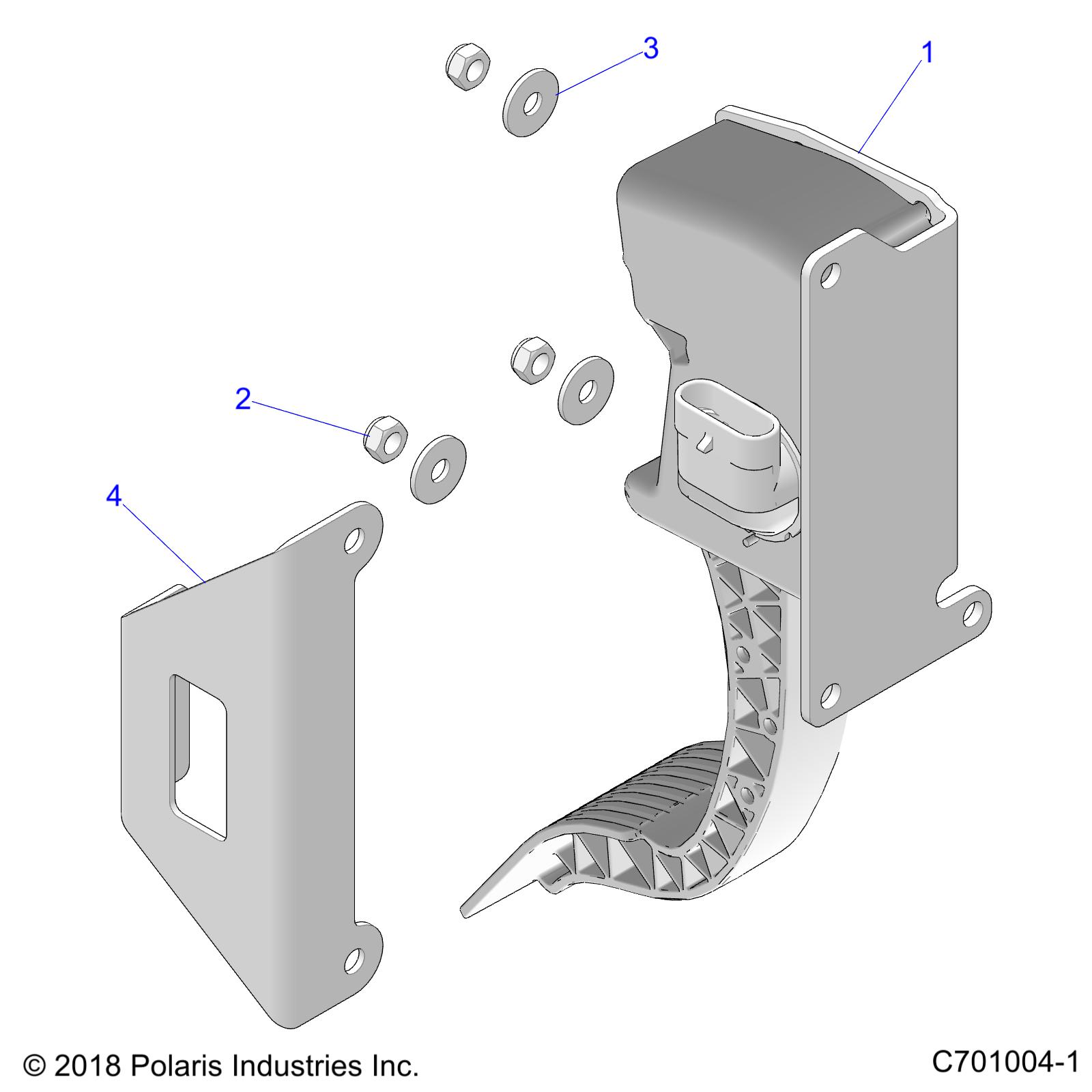 ENGINE, THROTTLE PEDAL - Z20NAE92AL/AR/BL/BR/F92AL/AR (C701004-1)