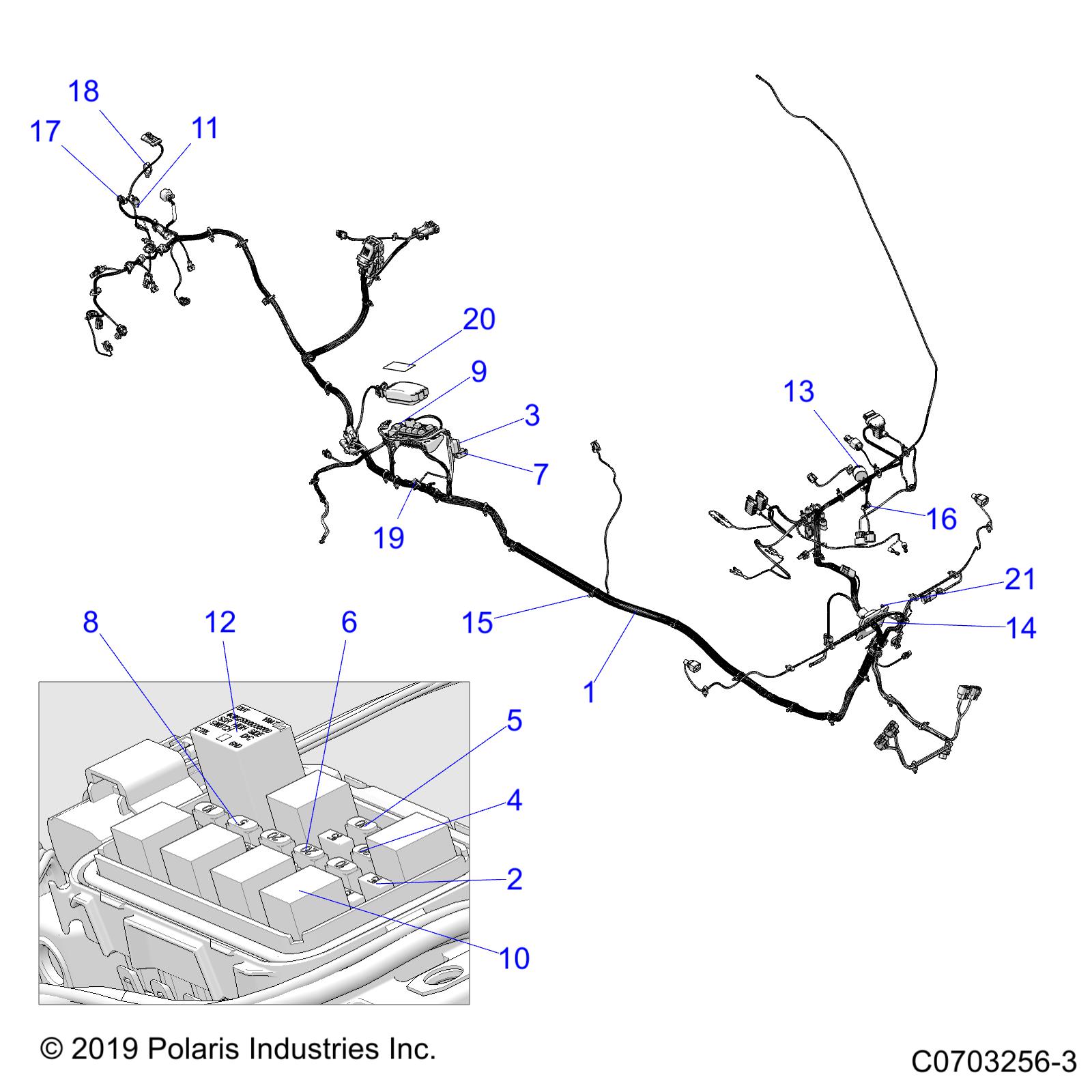 ELECTRICAL, WIRE HARNESSES - D21BEP99A4/B4/GP99A4 (C0703256-3)