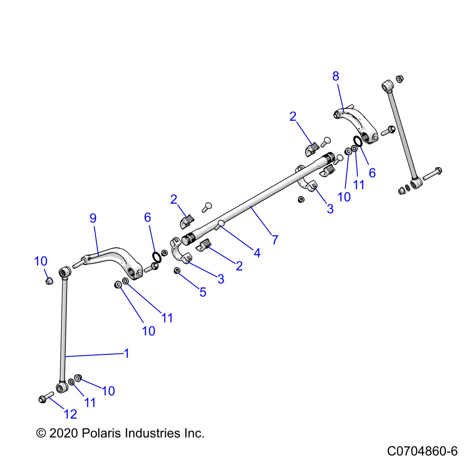 SUSPENSION, REAR STABILIZER BAR - Z23RGK2KAJ/BJ (C0704860-3)