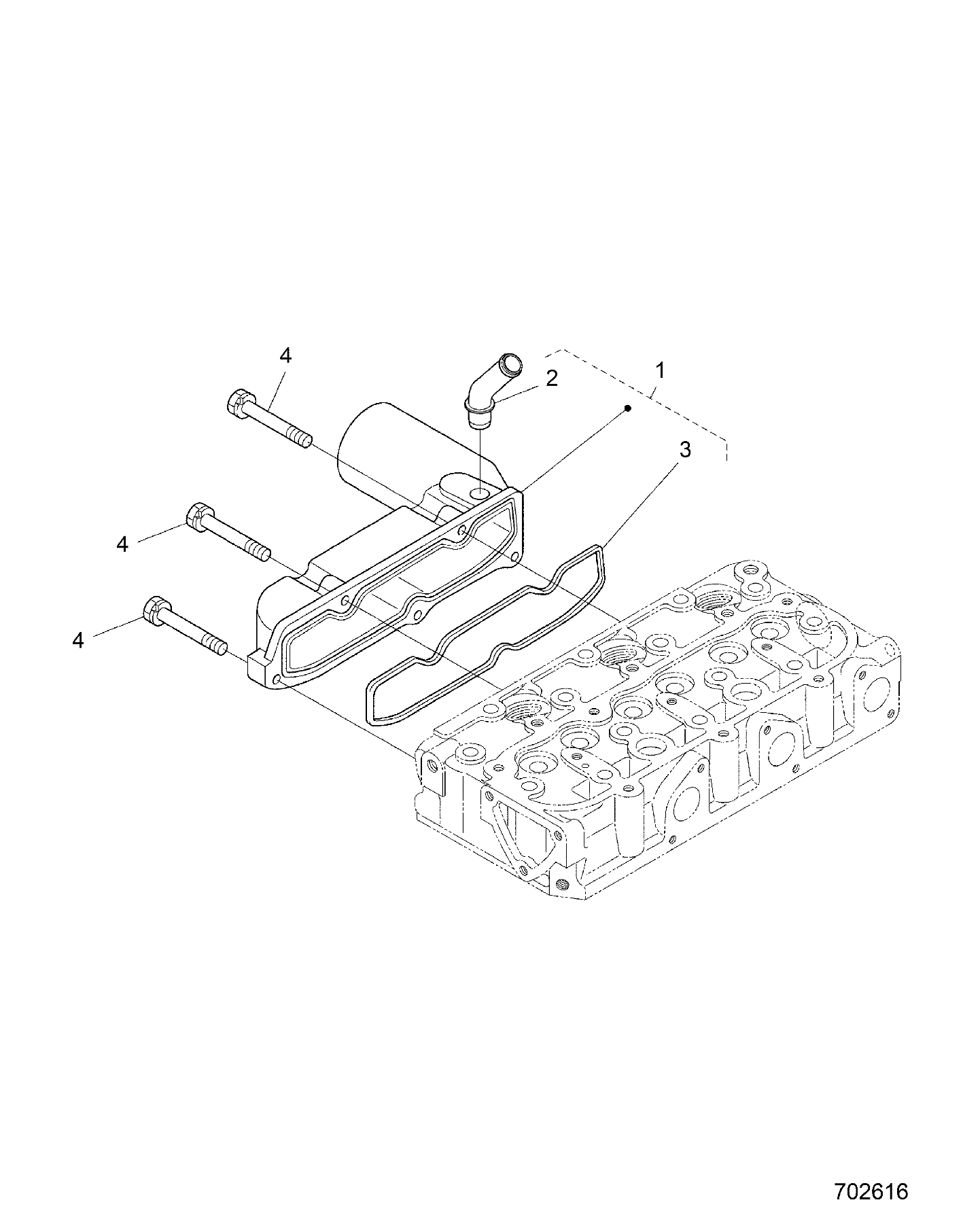 ENGINE, INLET MANIFOLD - D25P4AD4B4/ED4B4/FD4B4/UD4B4/VD4B4/YD4B4 (702616)