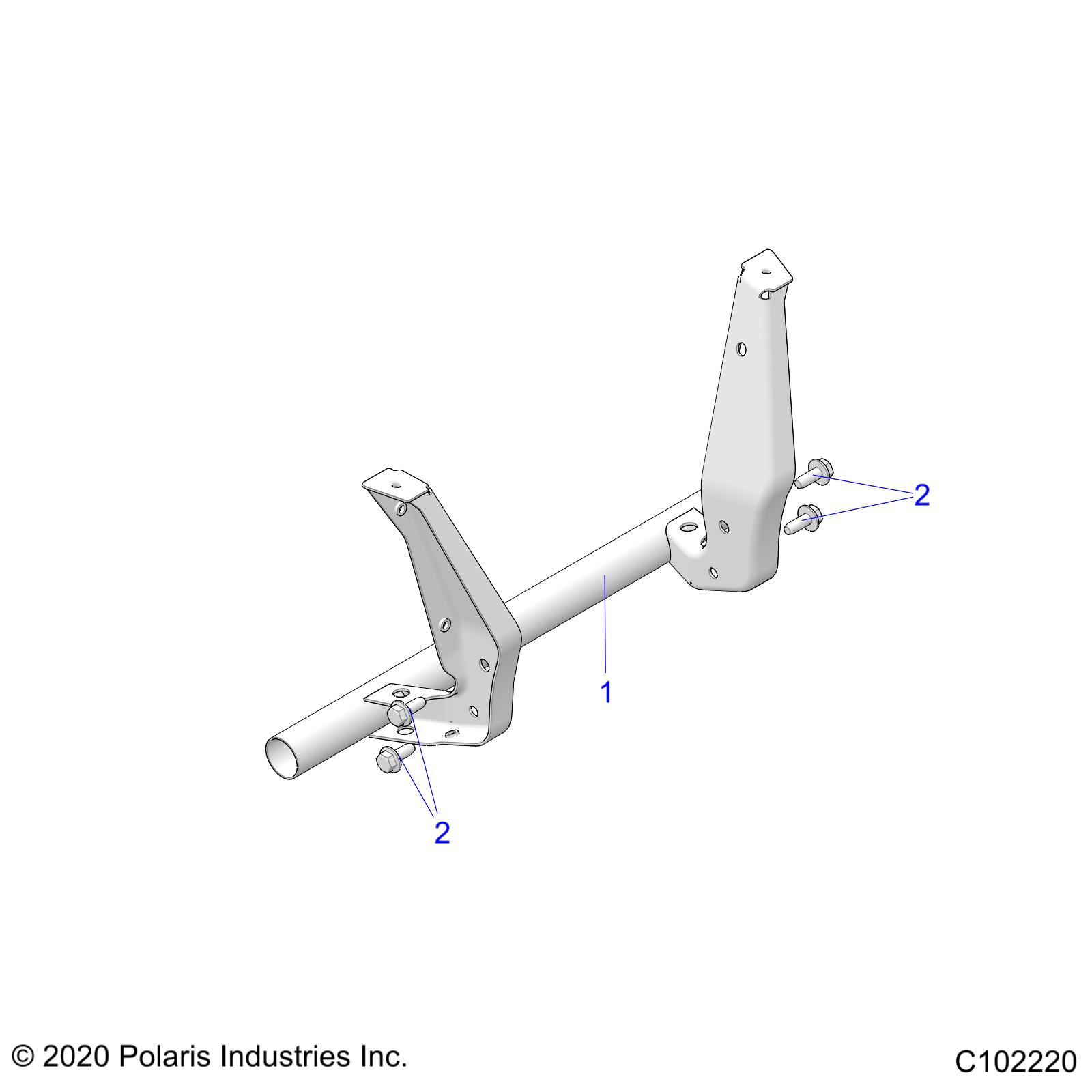 BODY, REAR RACK SUPPORT - A22SXN85A4 (C102220)