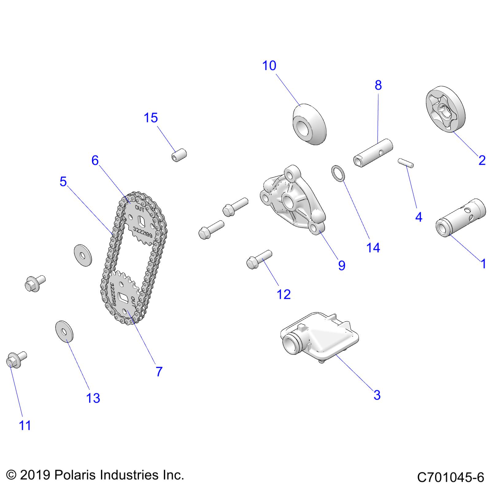 ENGINE, OIL PUMP - Z20CHA57K2 (C701045-6)