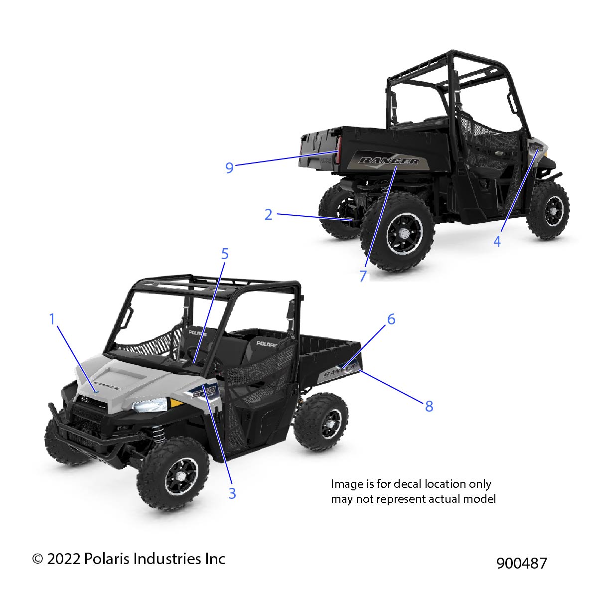 BODY, DECALS, GRAPHIC - R24MAA57P1/SPK (900487)