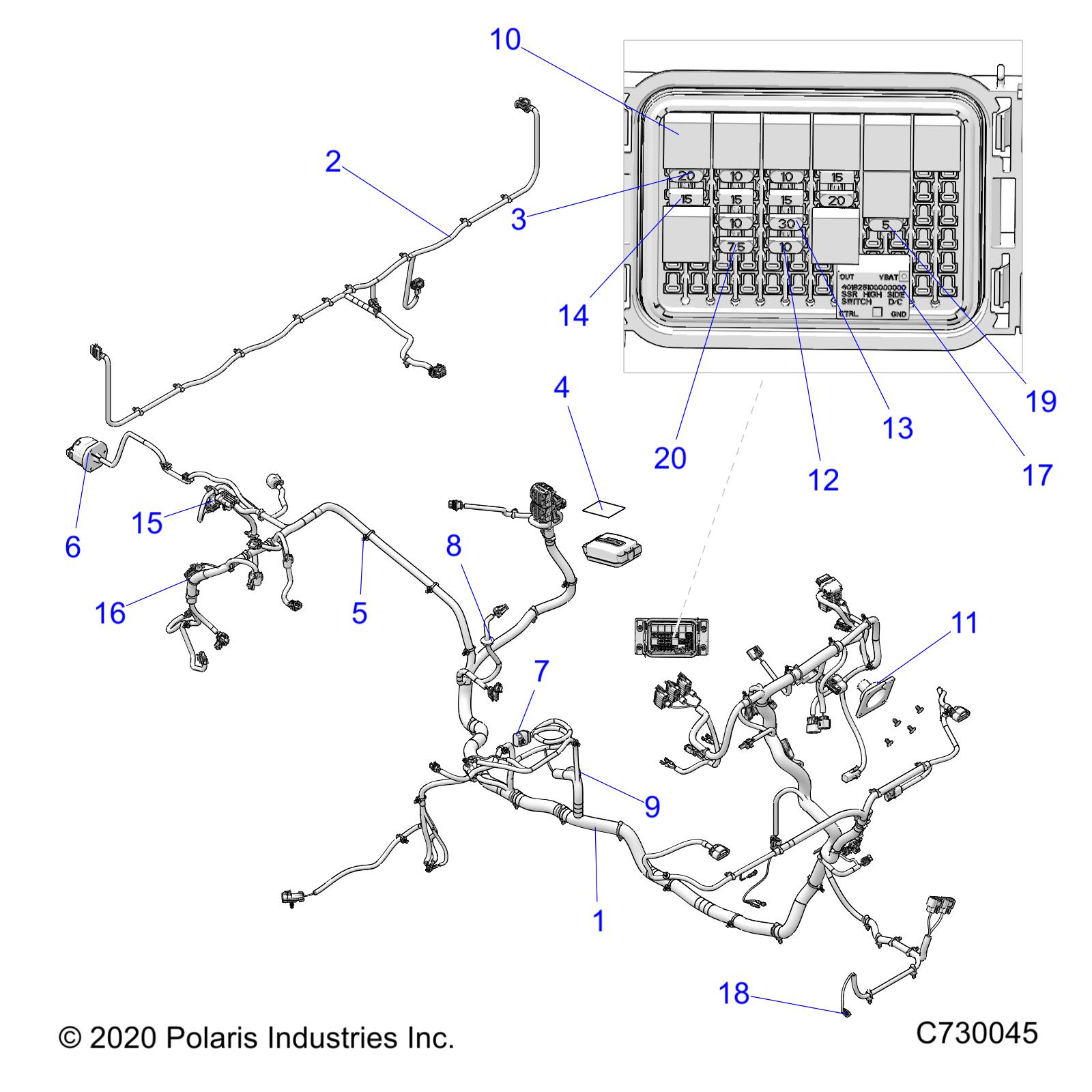 ELECTRICAL, WIRE HARNESS - R21RRE99JA (C730045)