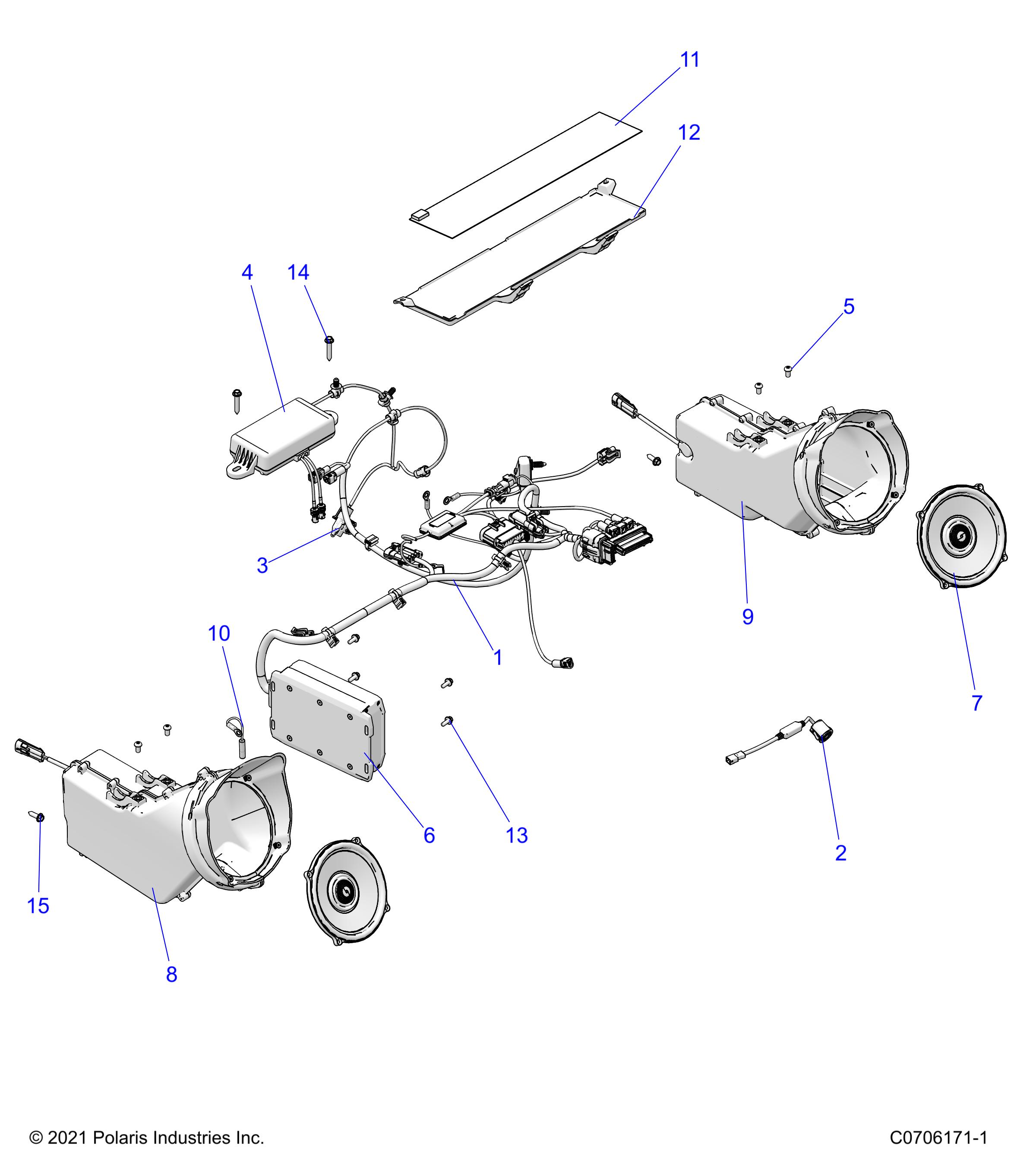 ELECTRICAL, AUDIO, RIDE COMMAND - Z24NEF99AR/AM/BR/BM (C0706171-1)