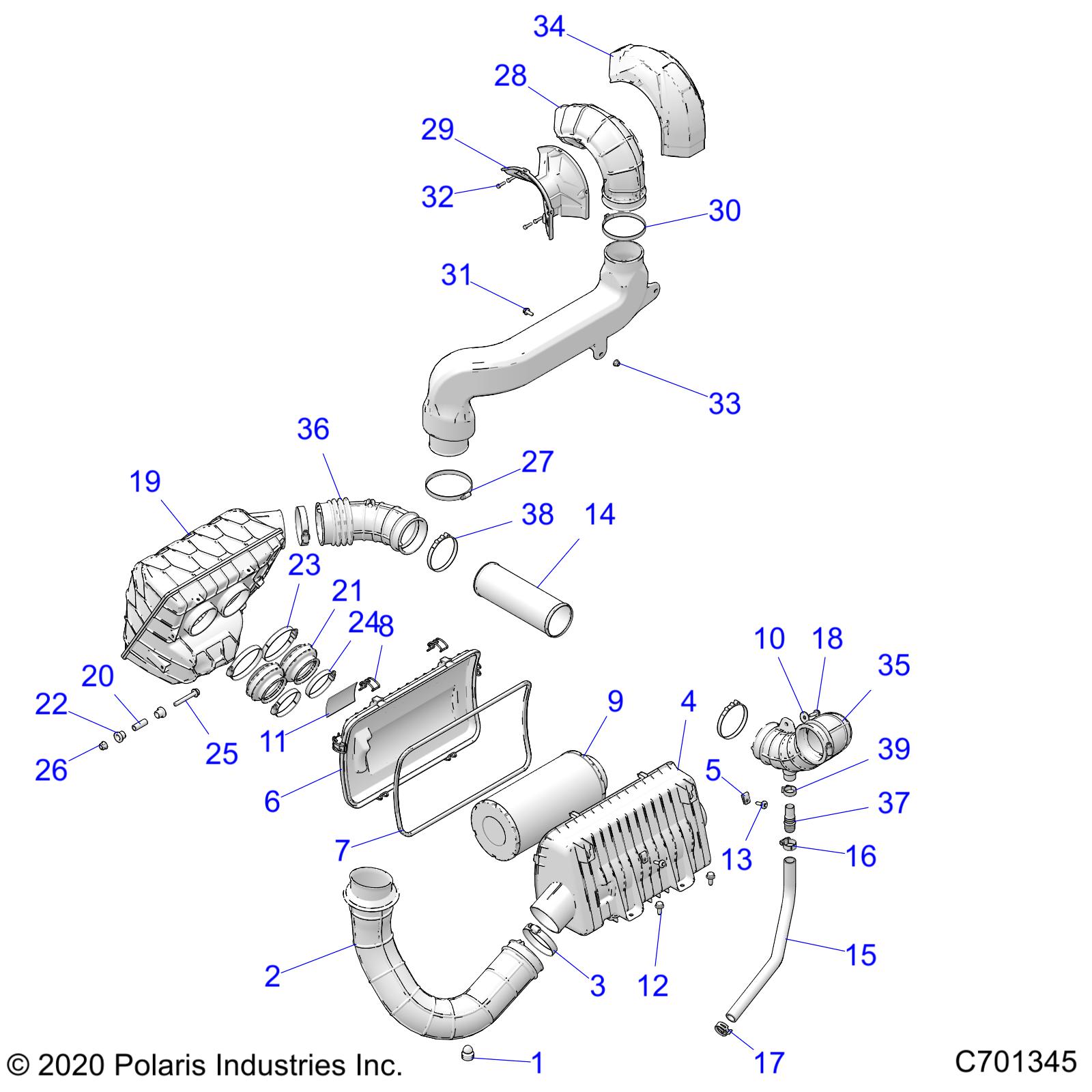 ENGINE, AIR INTAKE SYSTEM - Z22NAM99AR (C701345)