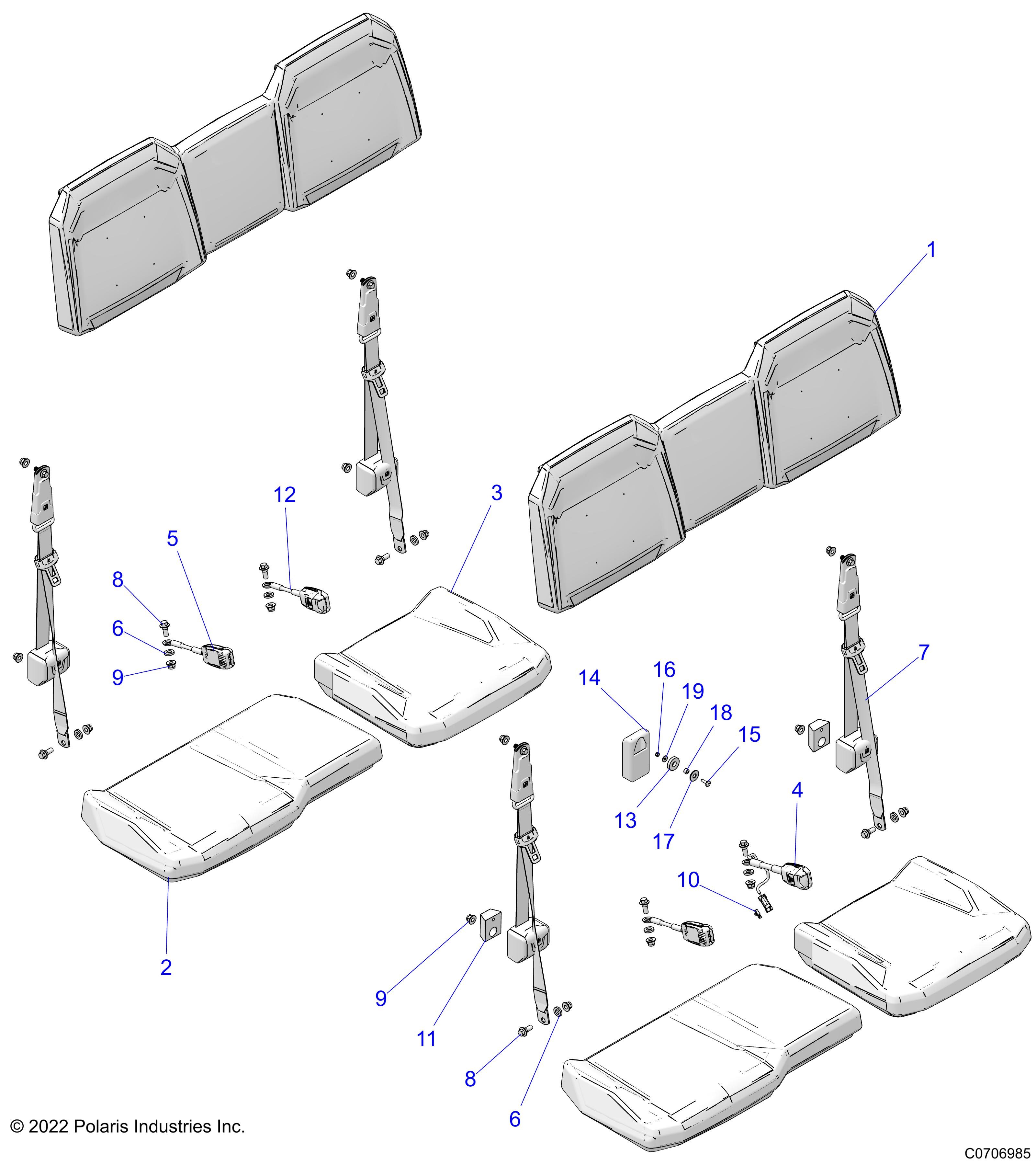 BODY, SEAT AND SEAT BELTS - D23P4ED4D4 (C0706985)