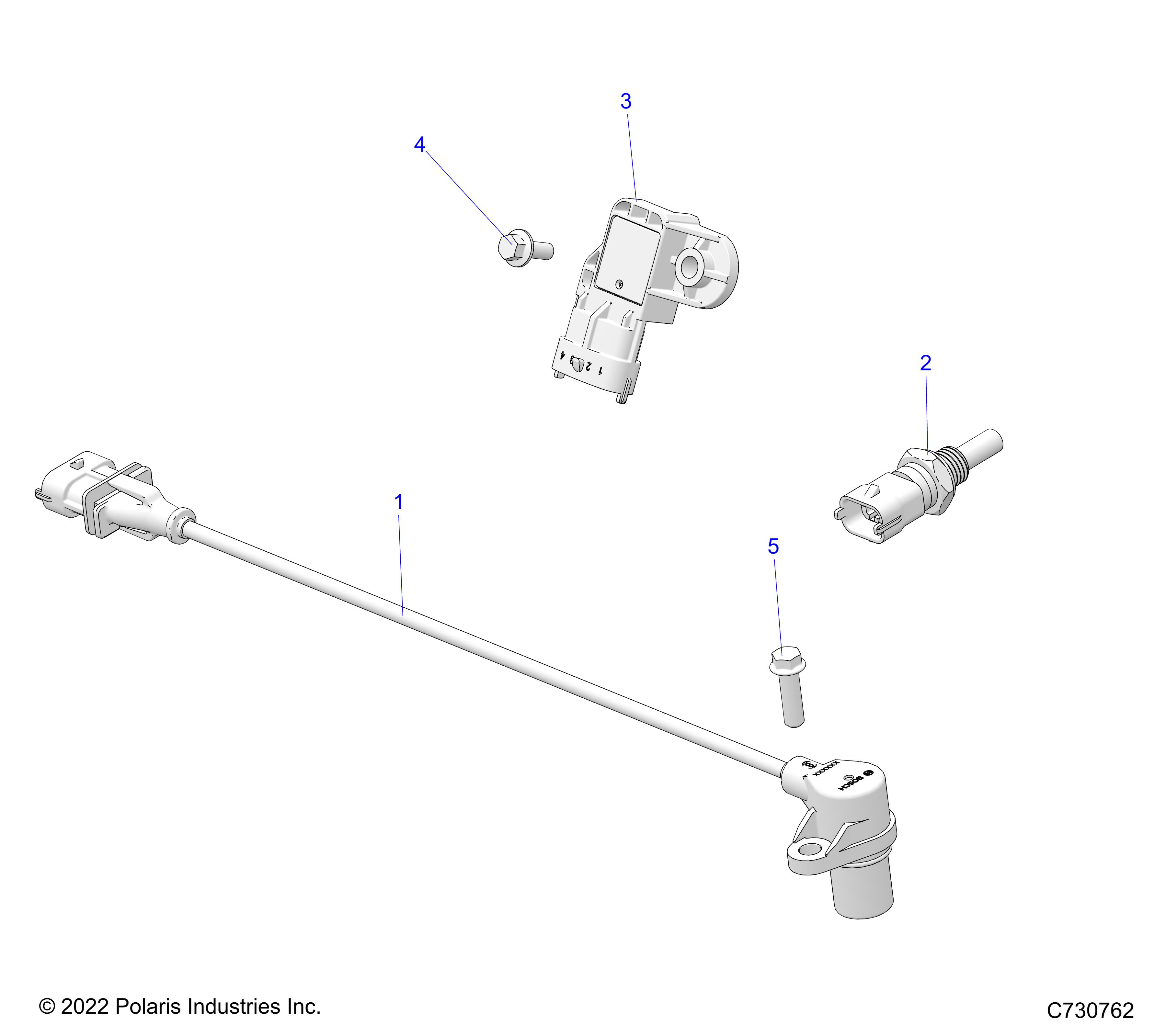 ELECTRICAL, SENSORS - R25CDA57A1 (C730762)