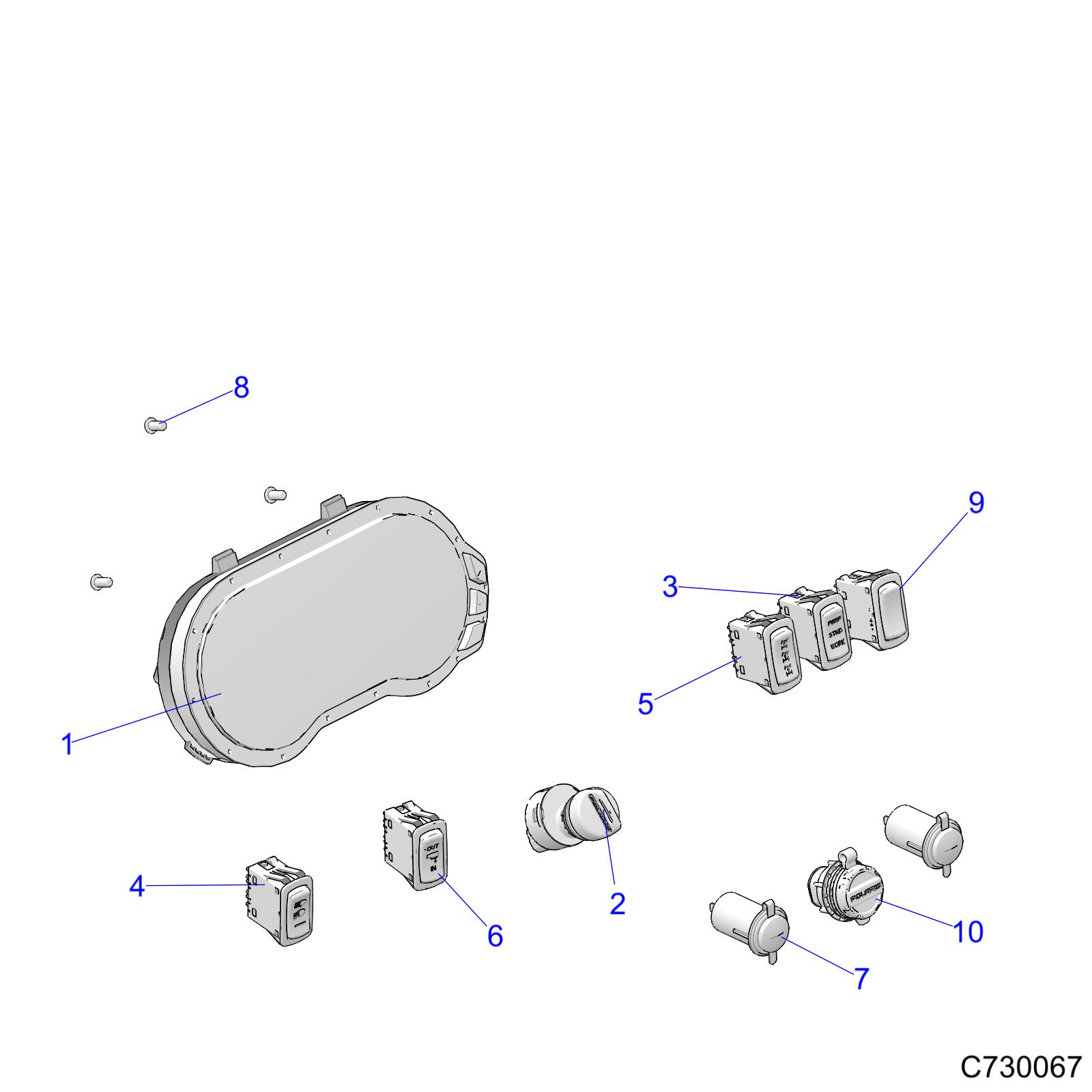 ELECTRICAL, DASH INSTUMENTS - R21RRJ99A9/B9 (C730067)