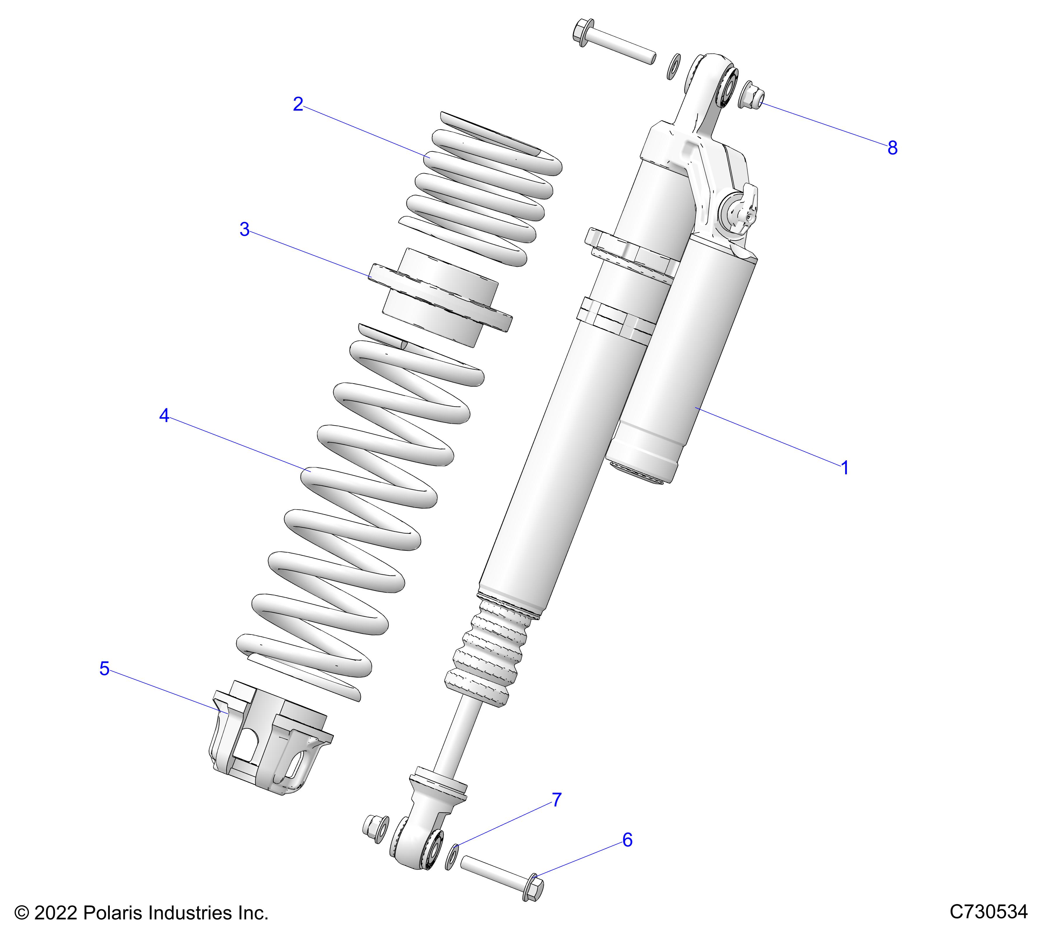 SUSPENSION, FRONT SHOCK MOUNTING, STANDARD/PREMIUM - Z23RAE92PG (C730534)