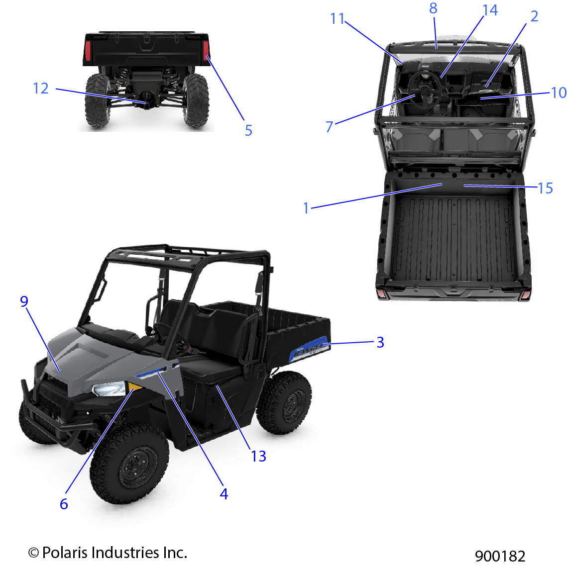 BODY, DECALS - R21MAAE4G8/G9 (900182)