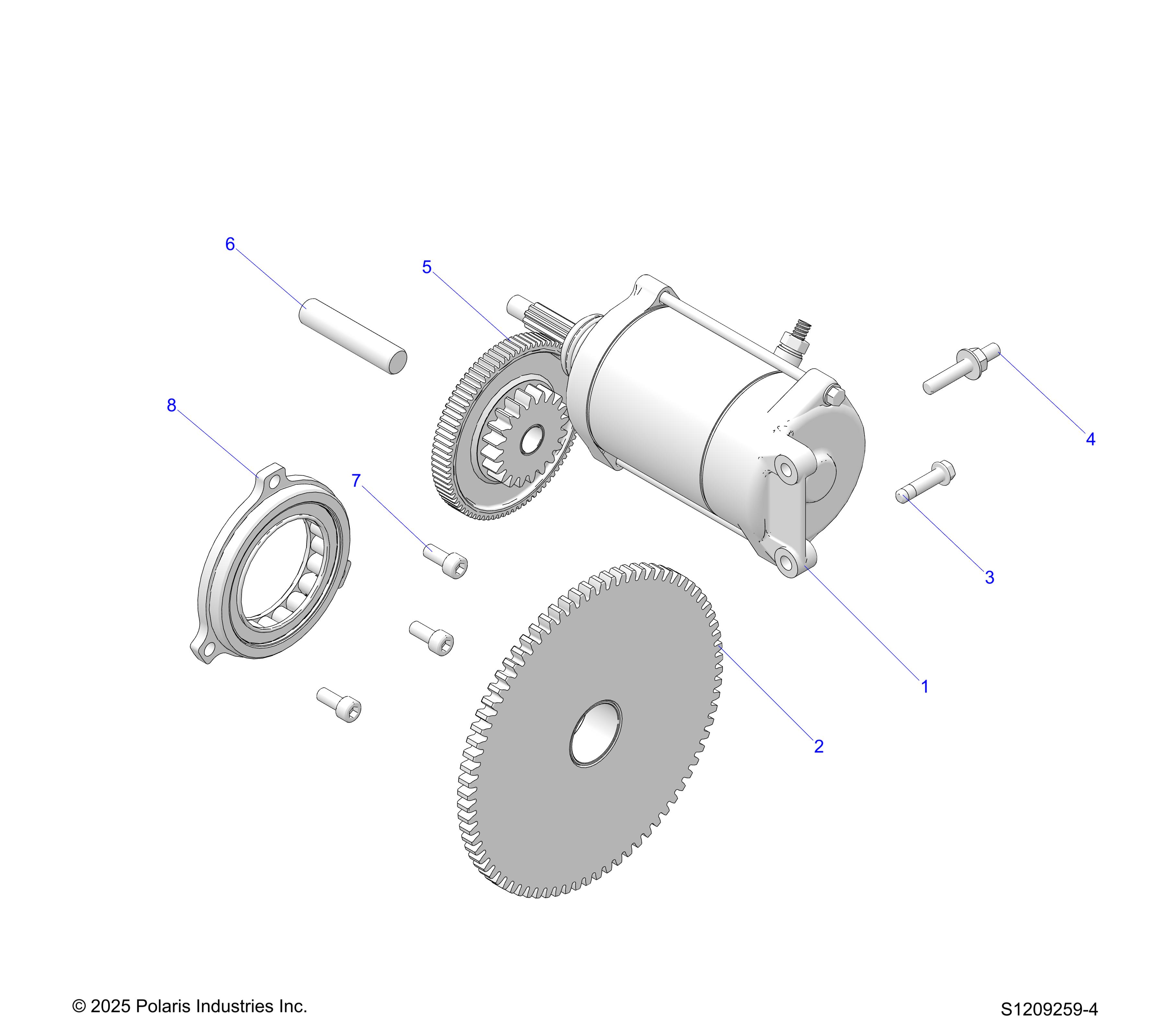 ENGINE, STARTER