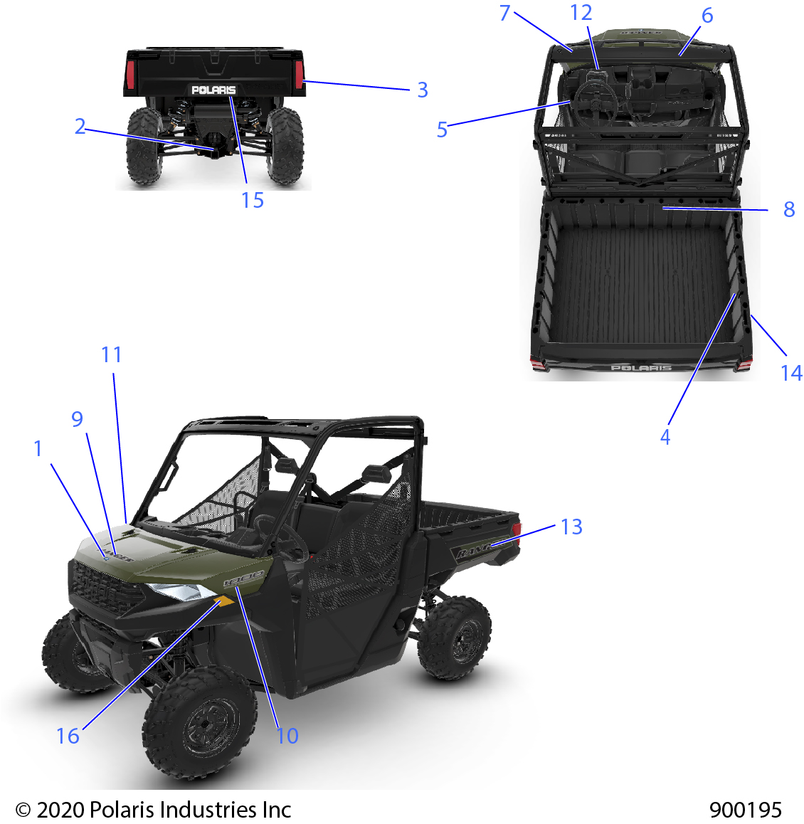 BODY, DECALS - R21TAU99AP/AG/BP/BG (900195)