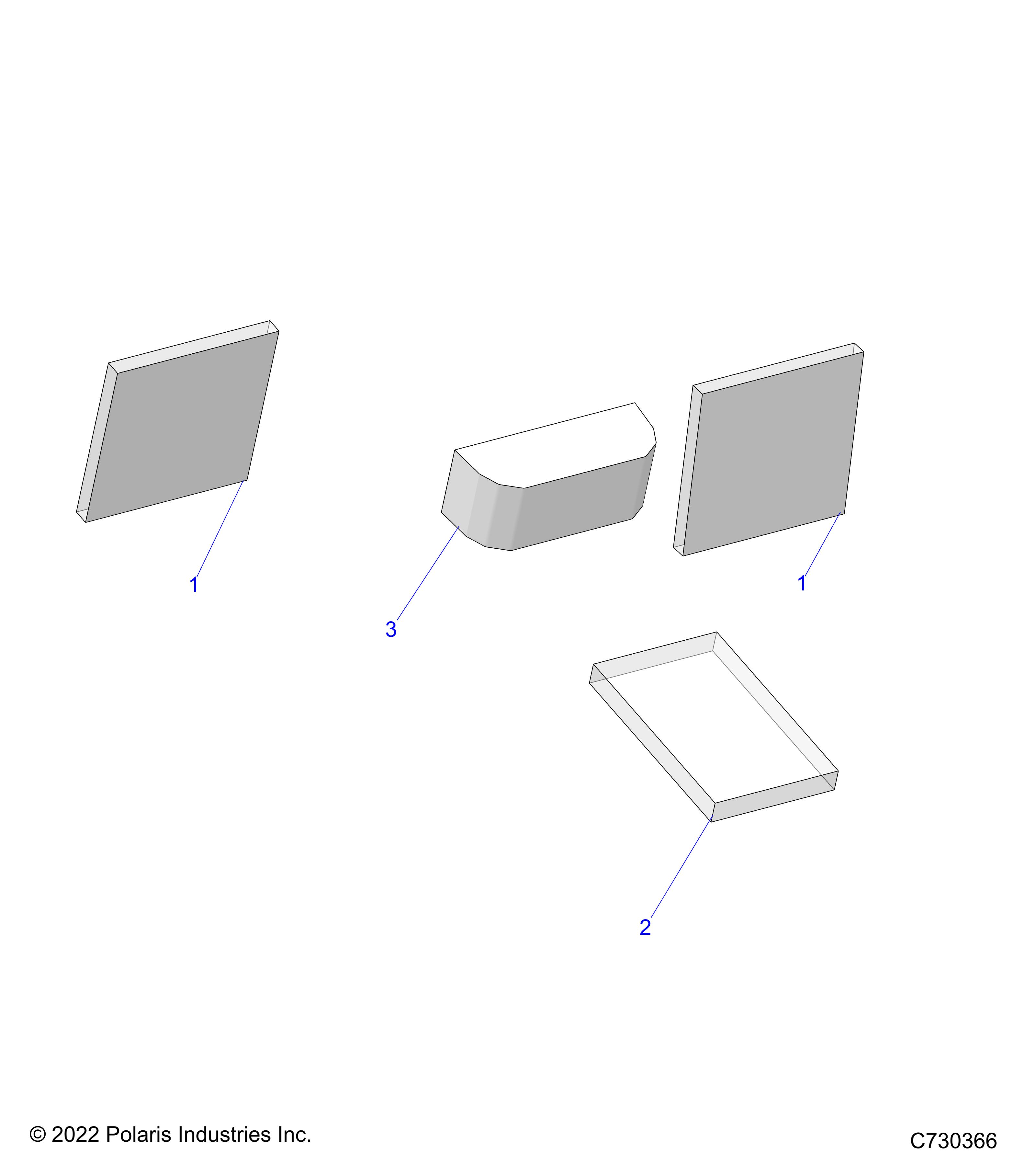 BODY, FOAM - R24E3TC2DD (C730366)