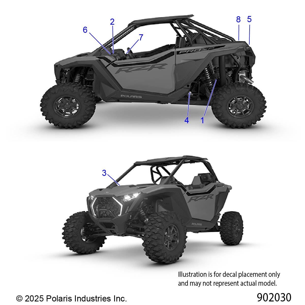 BODY, DECALS WARNING - Z26XPD92SN (902030)