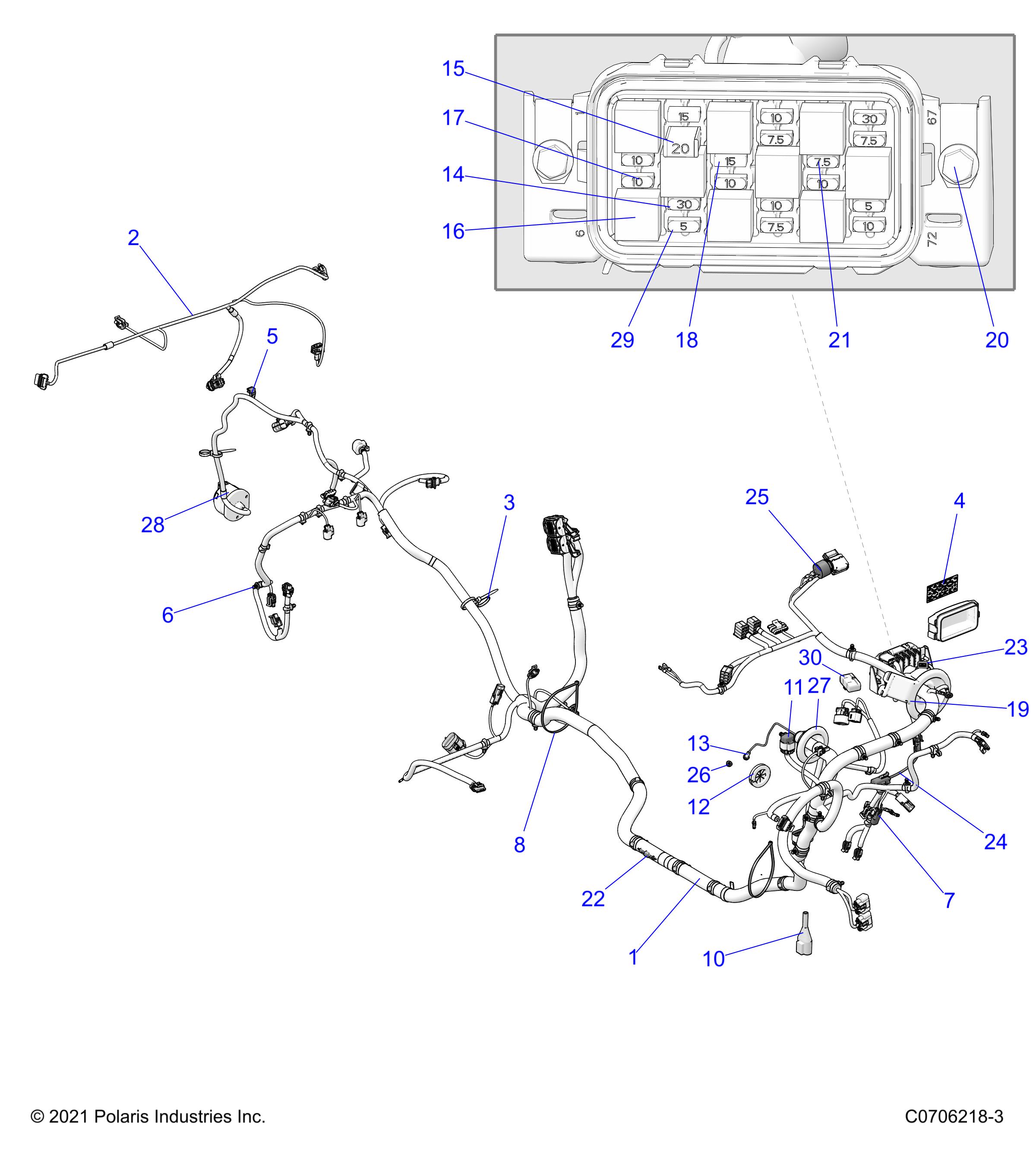 ELECTRICAL, WIRE HARNESS - Z22ASE99F4/F5/S99C4/C5 (C0706218-3)