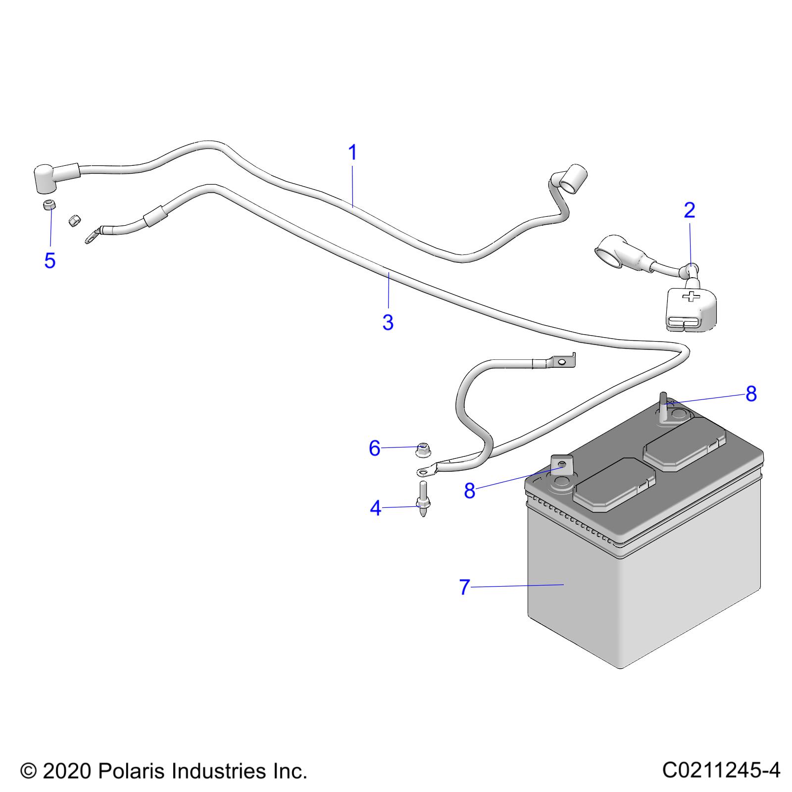 ELECTRICAL, BATTERY - A21SHY57AL/BL/Z57AD/BD (C0211245-4)