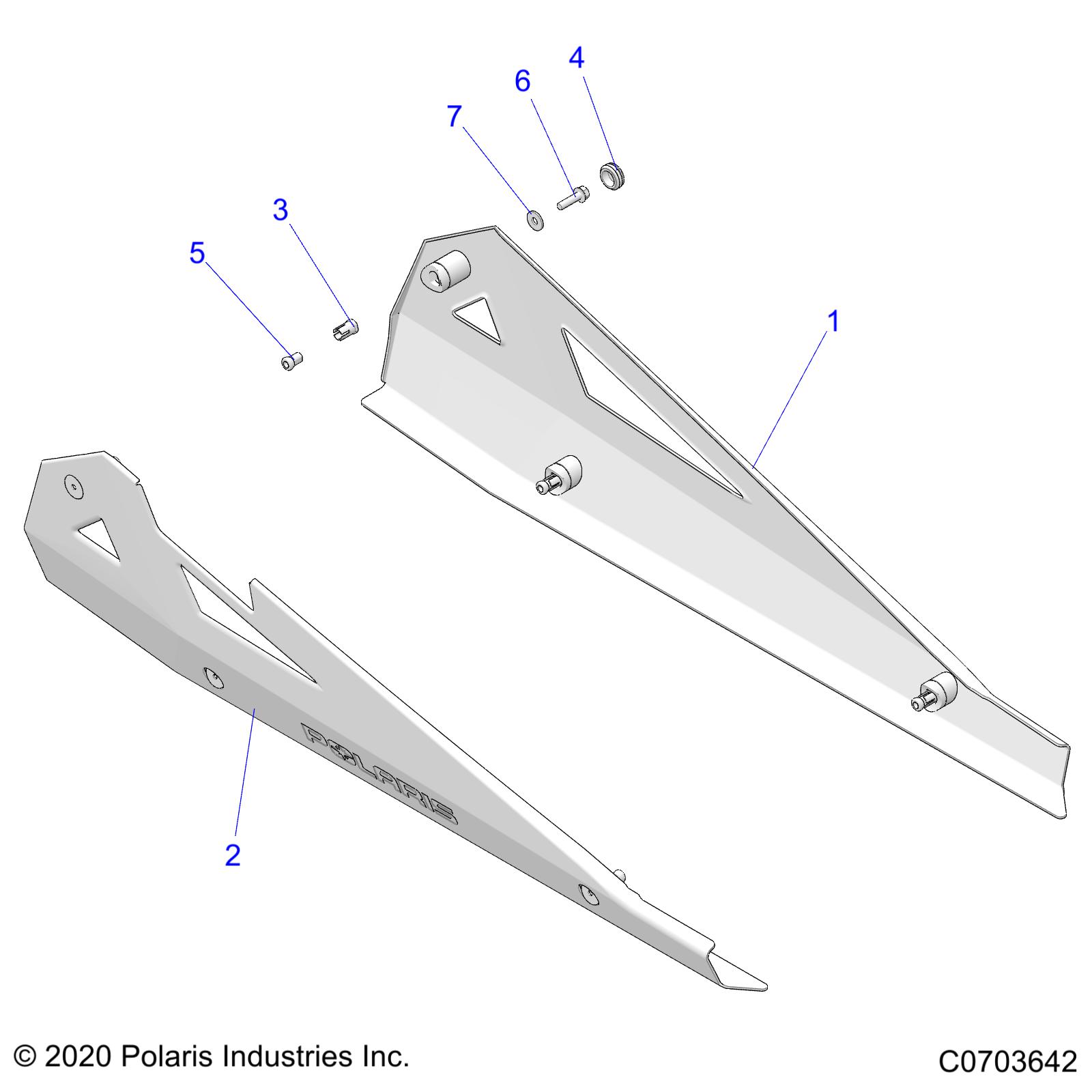 ACCESSORY,ROCK SLIDER - Z21NAR99AN/BN (C0703642)