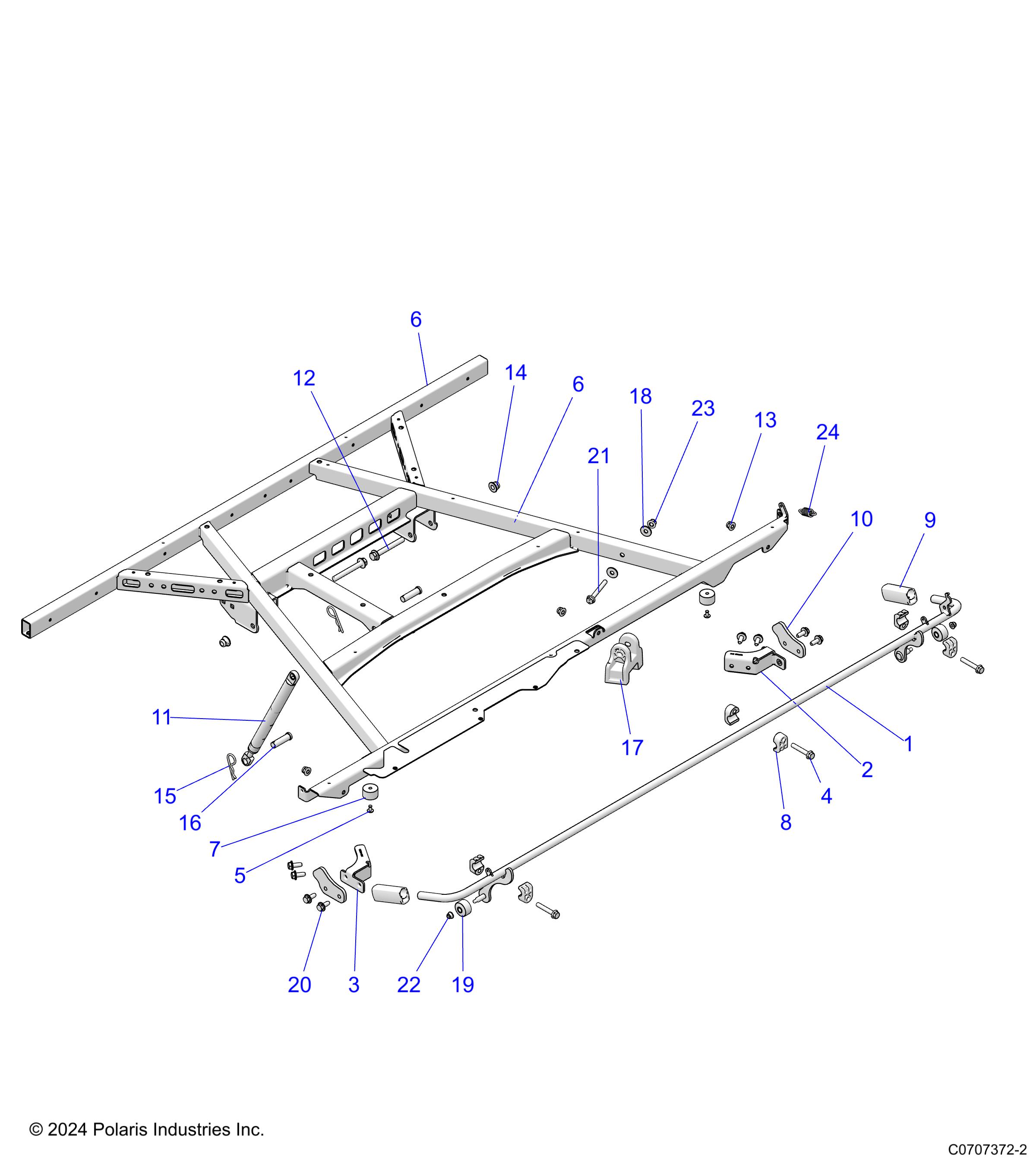 BODY, BOX, MOUNTING - D25E3CC2D4 (C0707372-2)