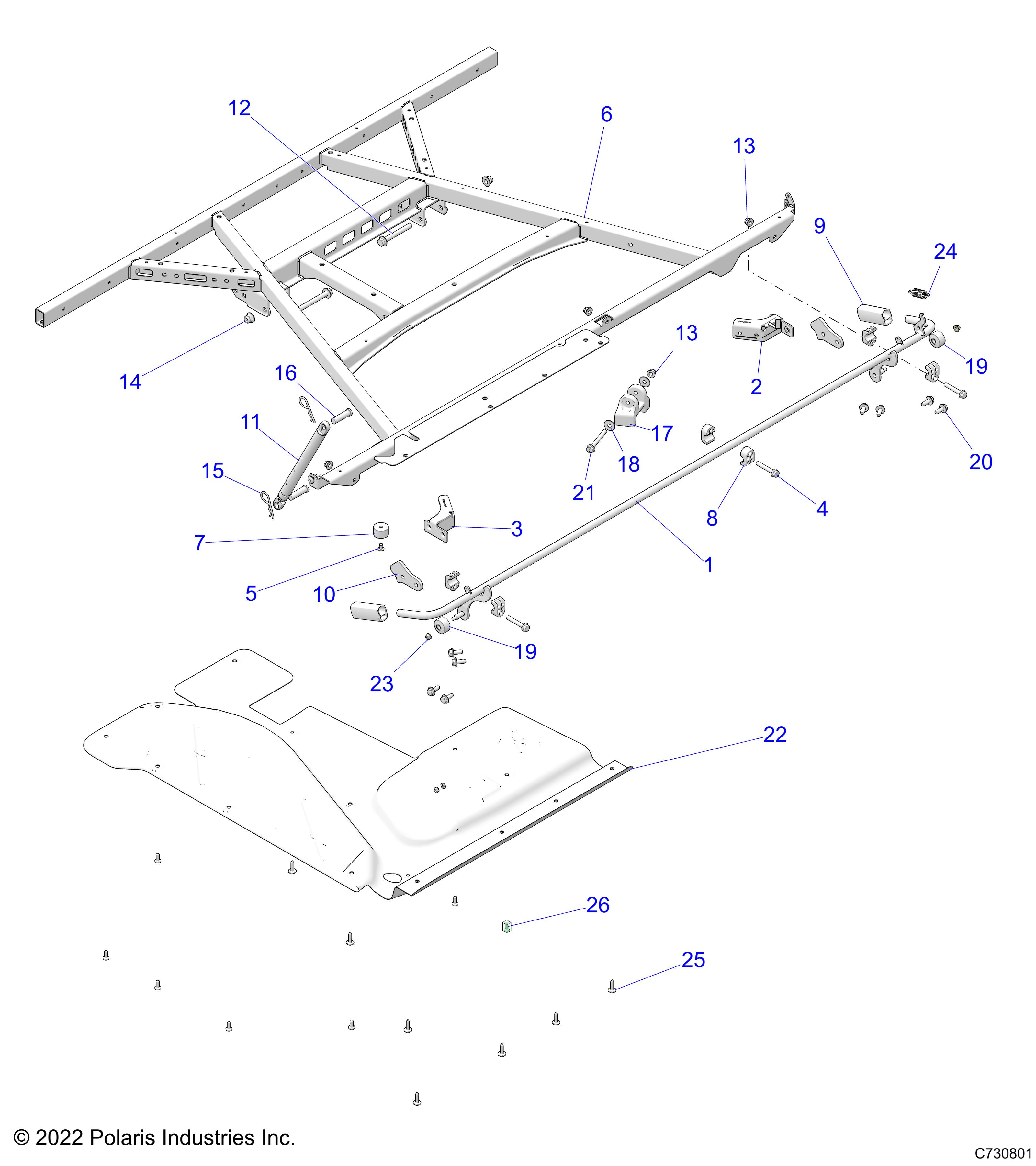 BODY, BOX, MOUNTING - (R23RRV99AC/RR299AC)  (C730801)