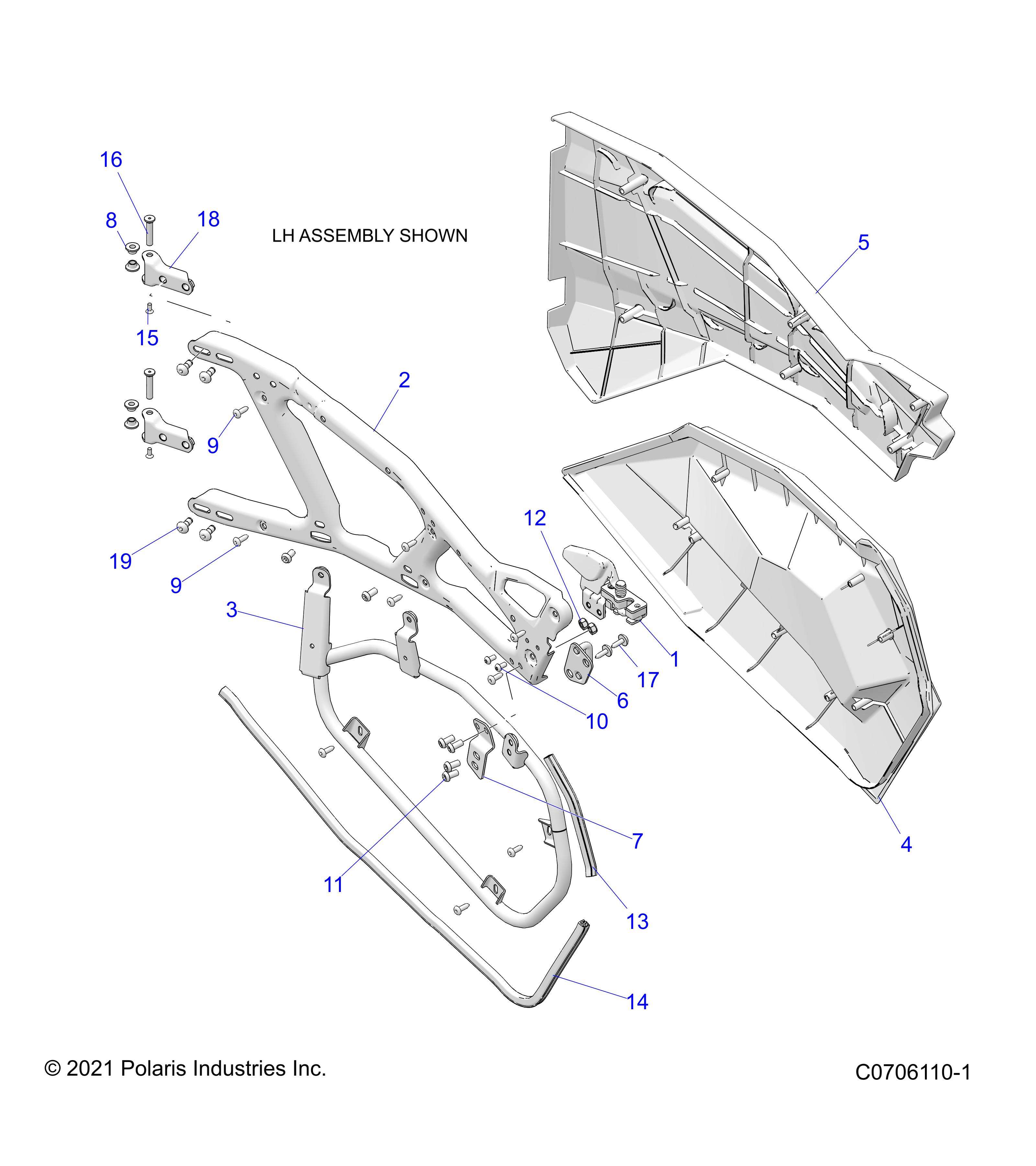 BODY, DOORS, FRONT - Z22NAR99AF/BF(C0706110-1)