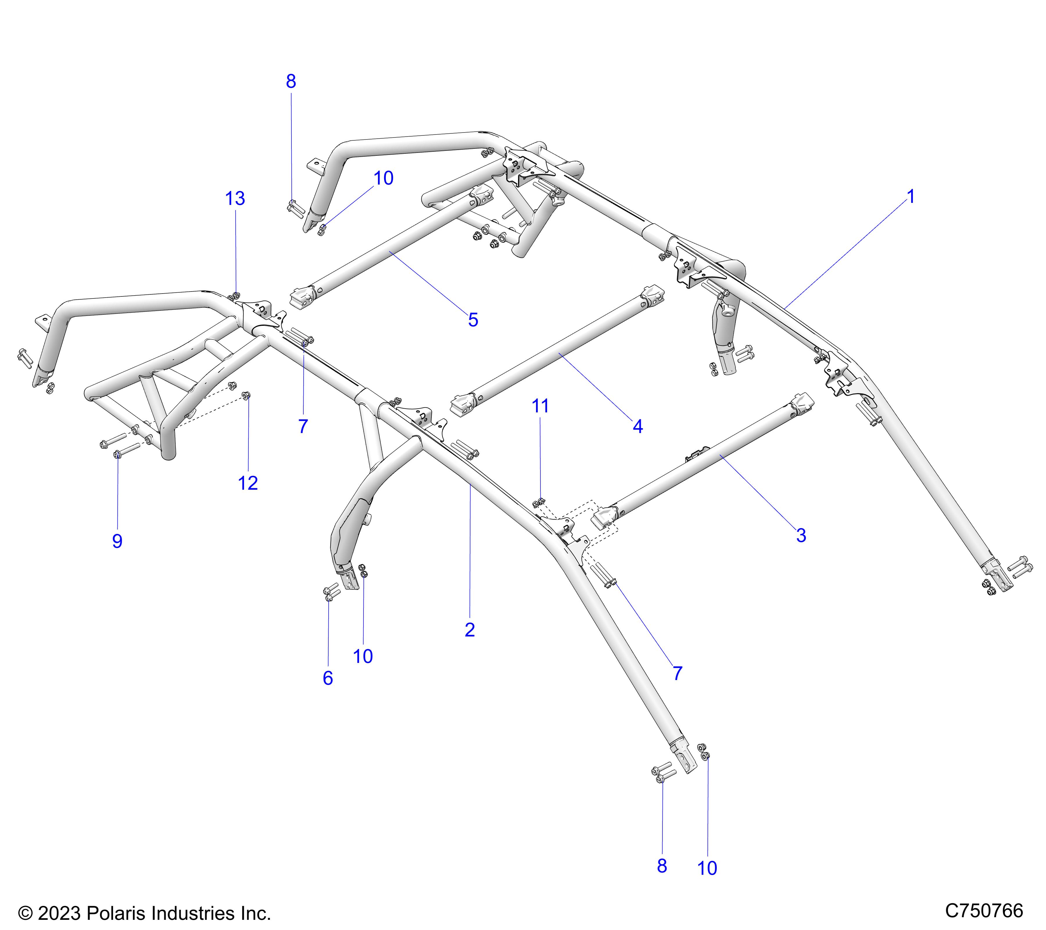 CHASSIS, CAB FRAME - Z25X4B92AP/BP (C750766)