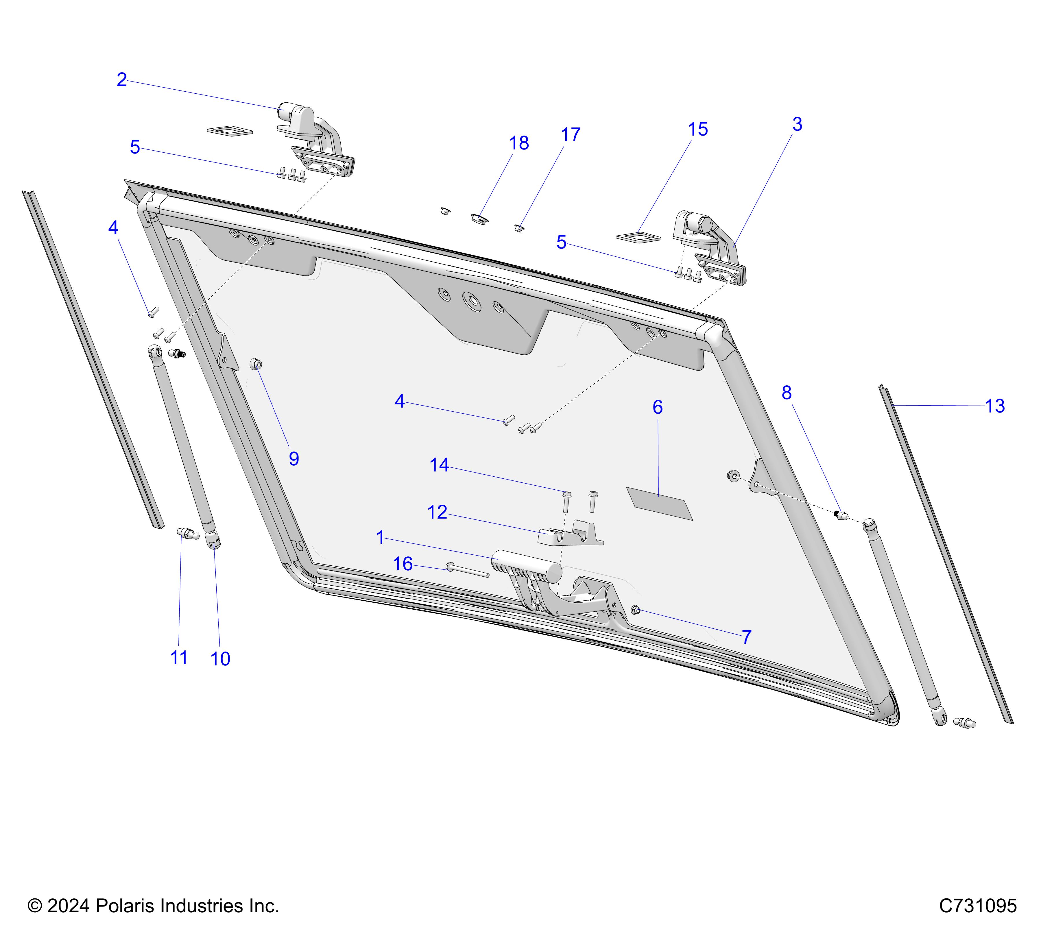 BODY, WINDSHIELD - R26XAN1RBB (C731095)