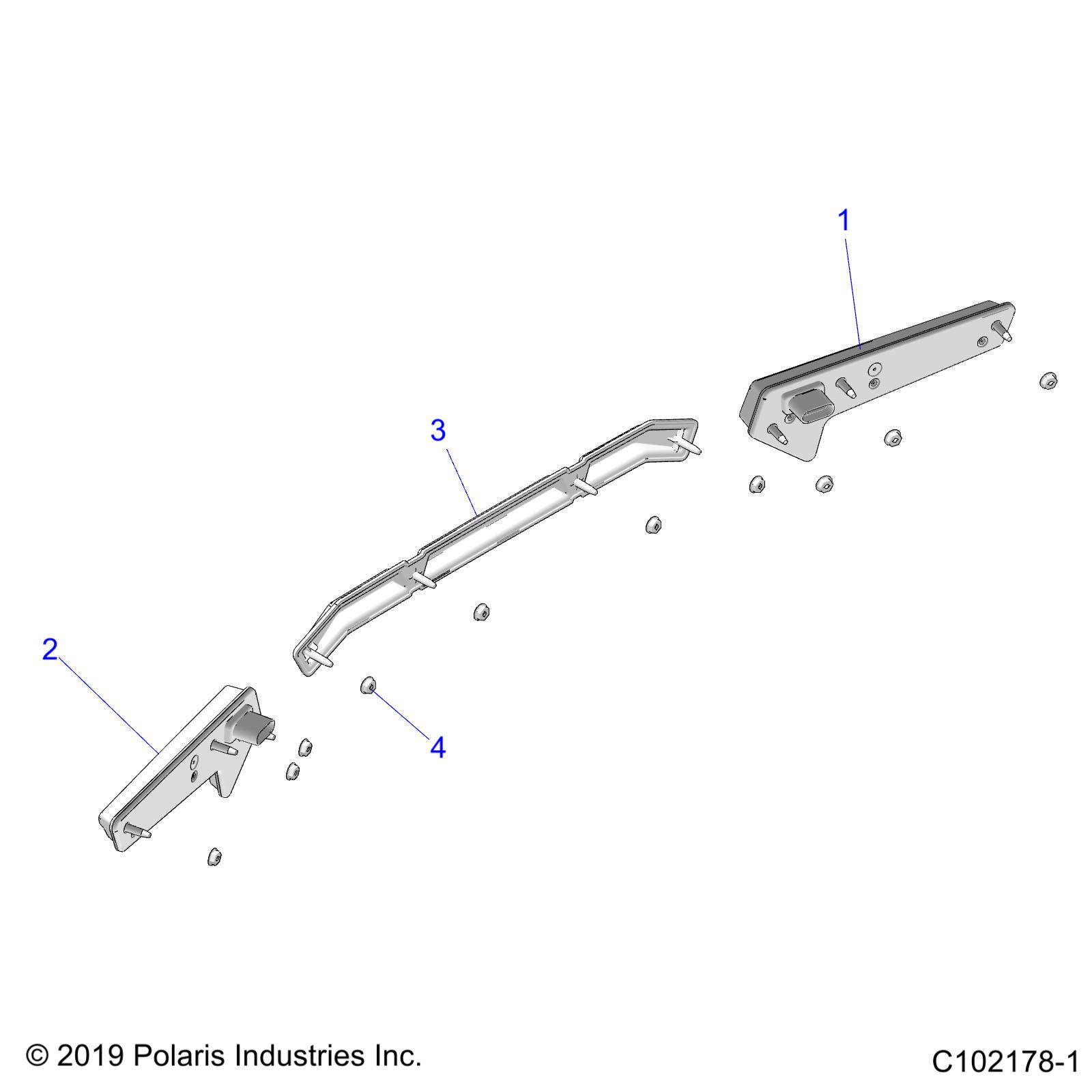 ELECTRICAL, TAILLIGHTS - A25SLE95PN (C102178-1)