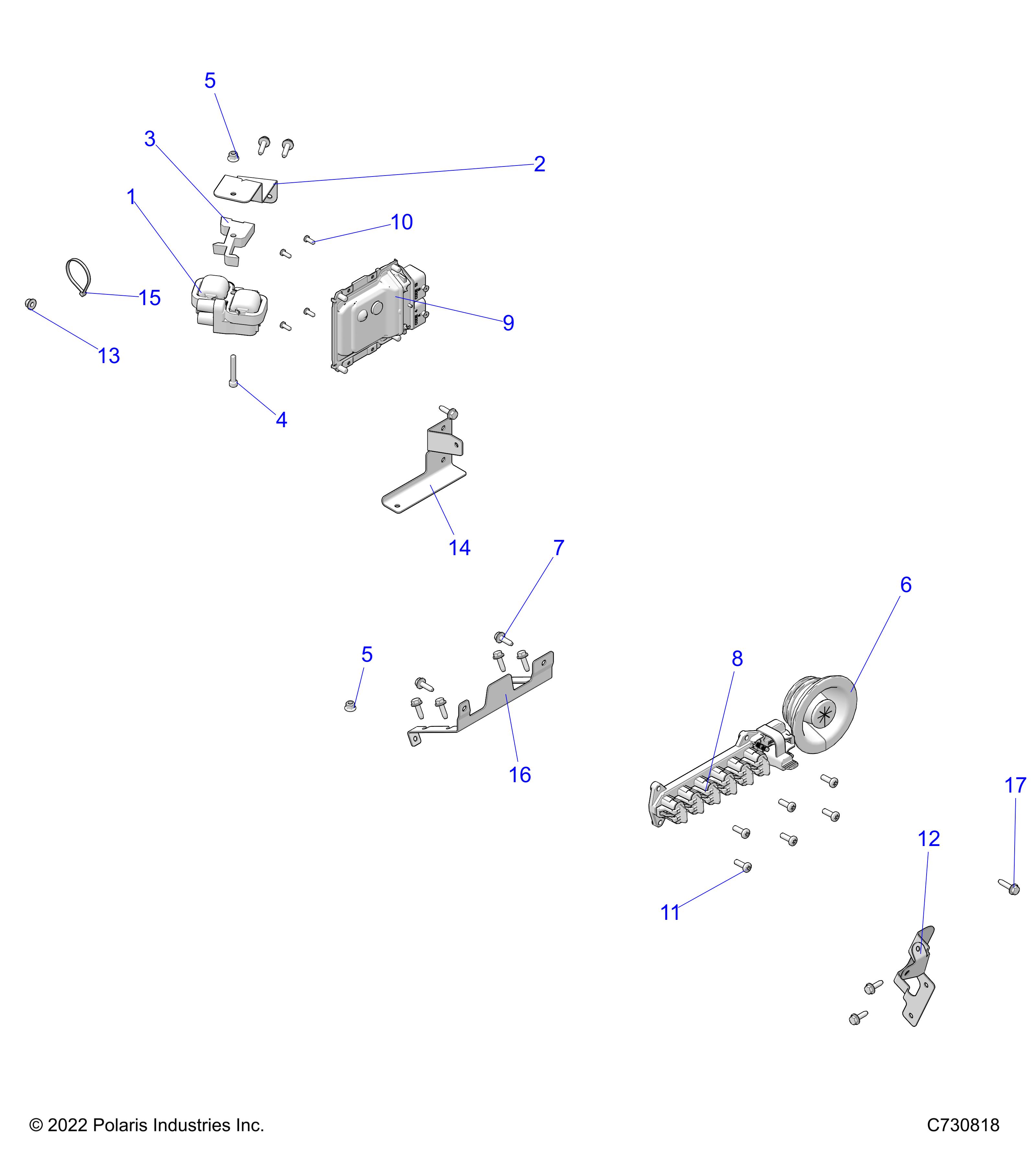 ELECTRICAL, WIRE HARNESS, COMPONENTS - (R23RRY99/RR199A9/AJ/AK/AX/B9/BJ/BK/BX) (C730818)