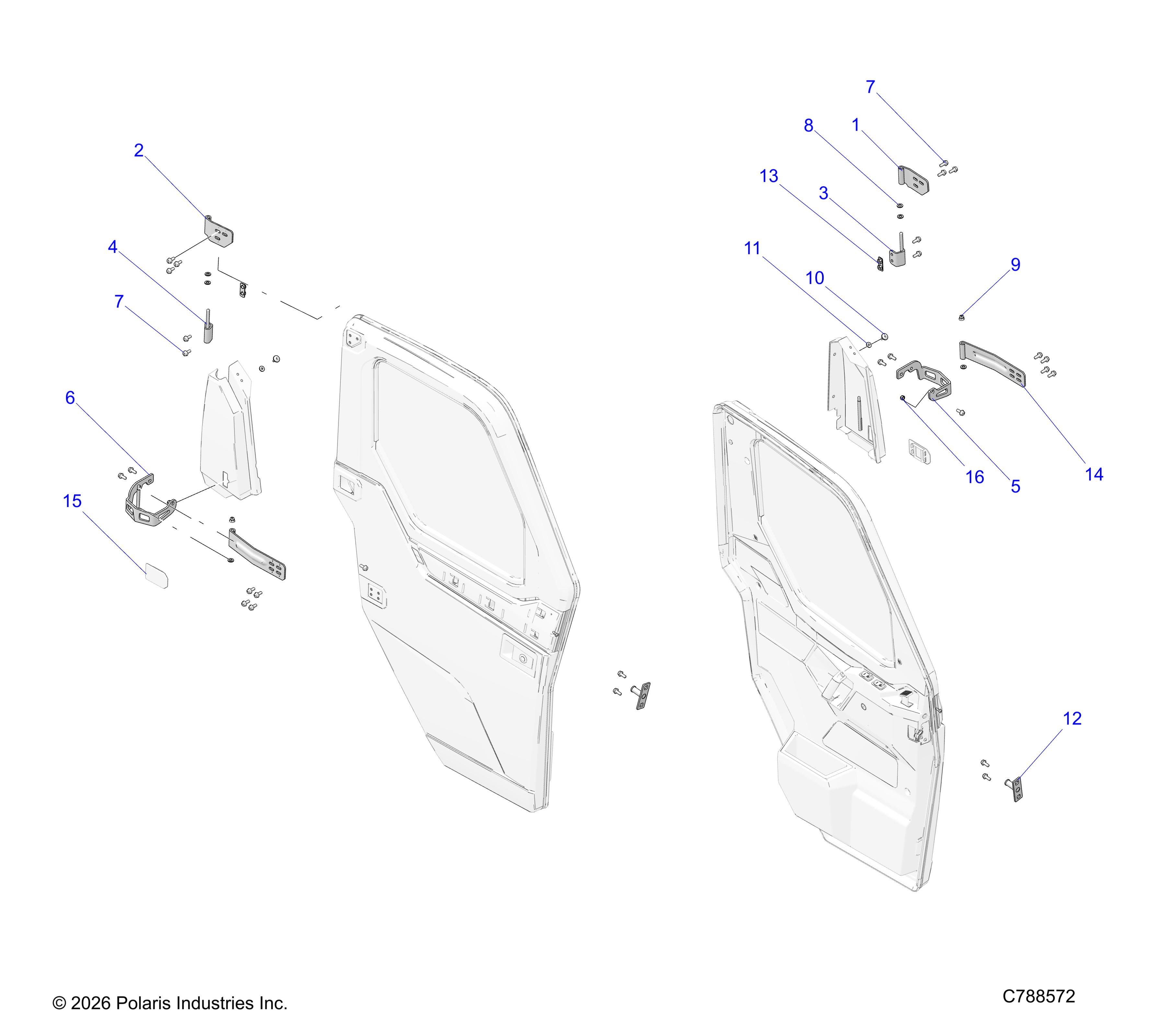 BODY, DOOR, MOUNTING - FROM 07/06/2026