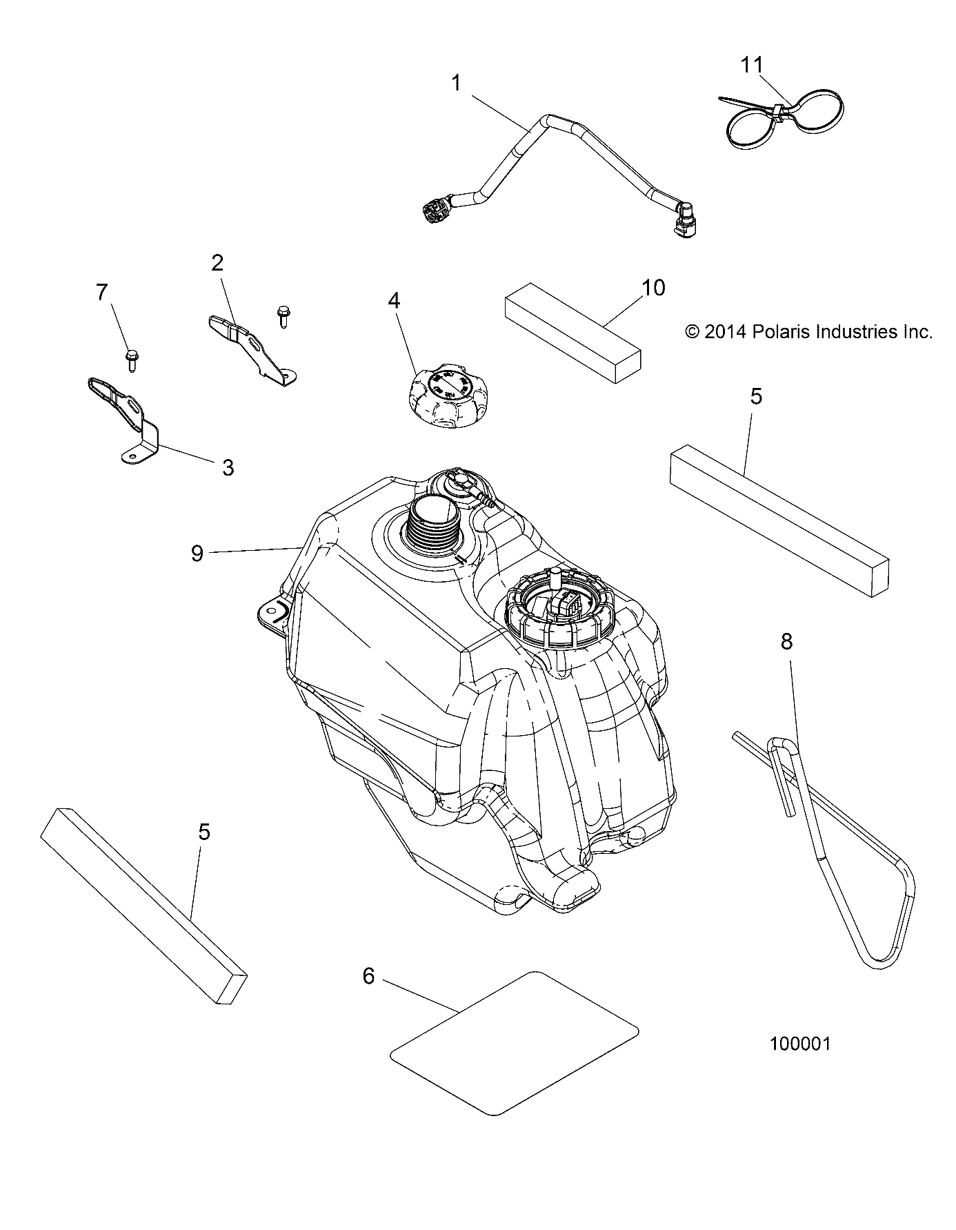 BODY, FUEL TANK ASM. - A15SDA57AA/LJ/E57AJ