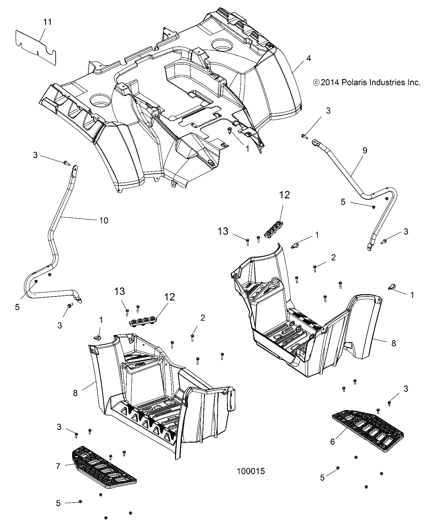 BODY, REAR CAB and FOOTWELL - A16SYE95AK/AP