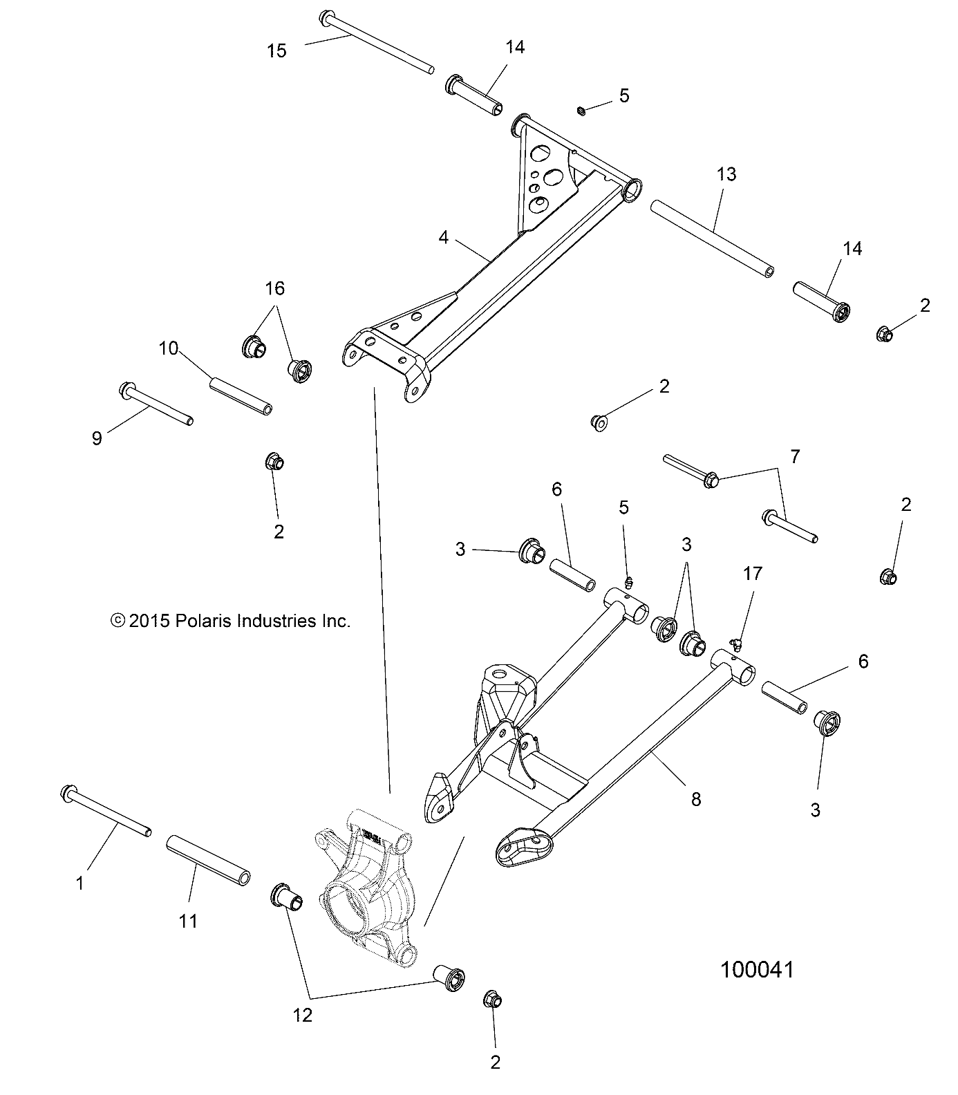 SUSPENSION, REAR - A15SYE95AX/L95AP (100041)