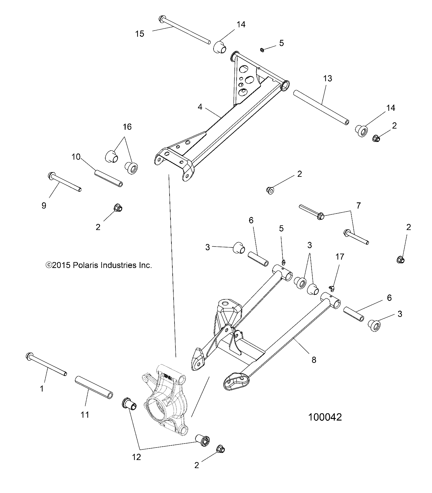 SUSPENSION, REAR - A15SXE85FI (100042)