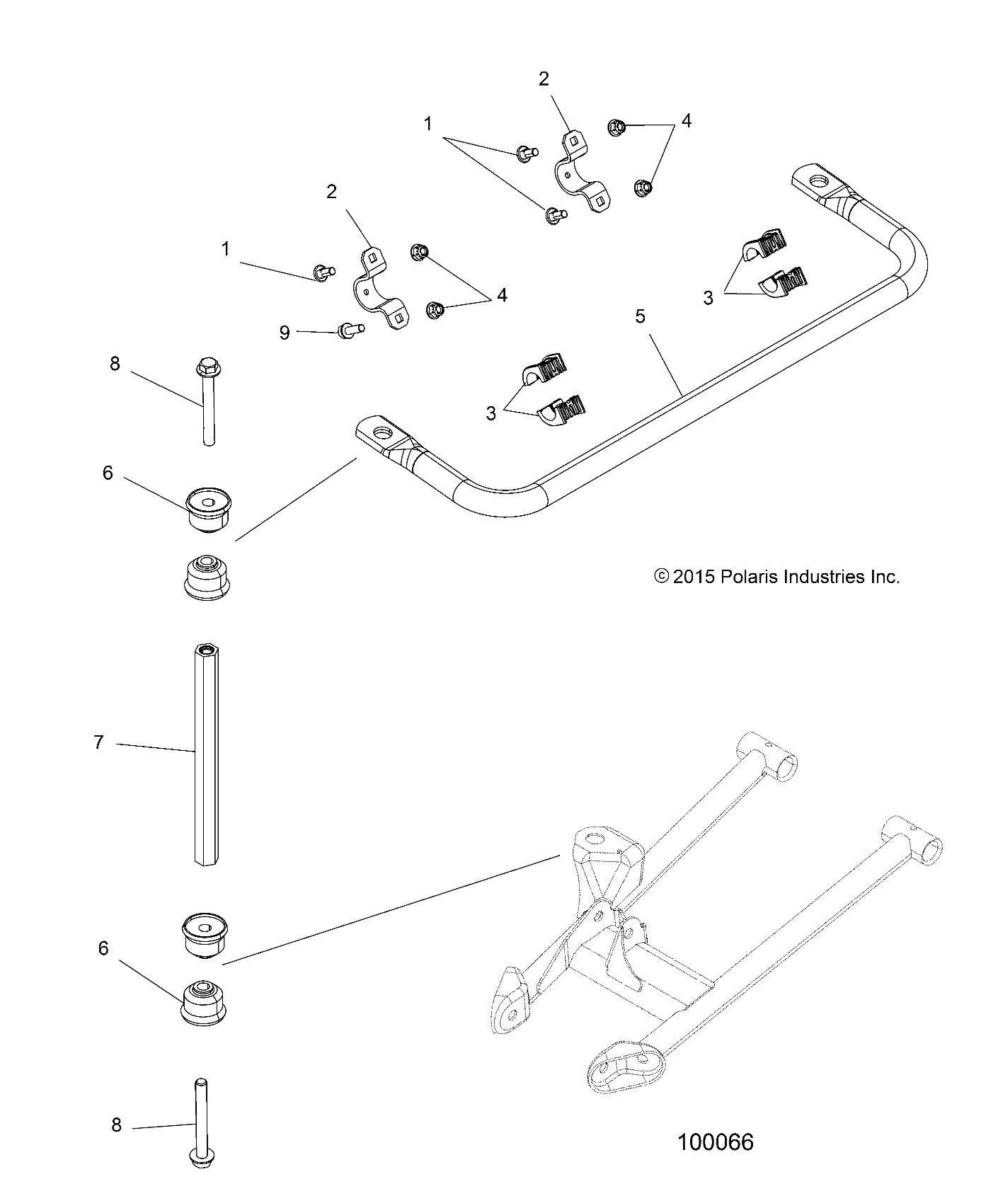 SUSPENSION, STABILIZER BAR - A17SVE95AM