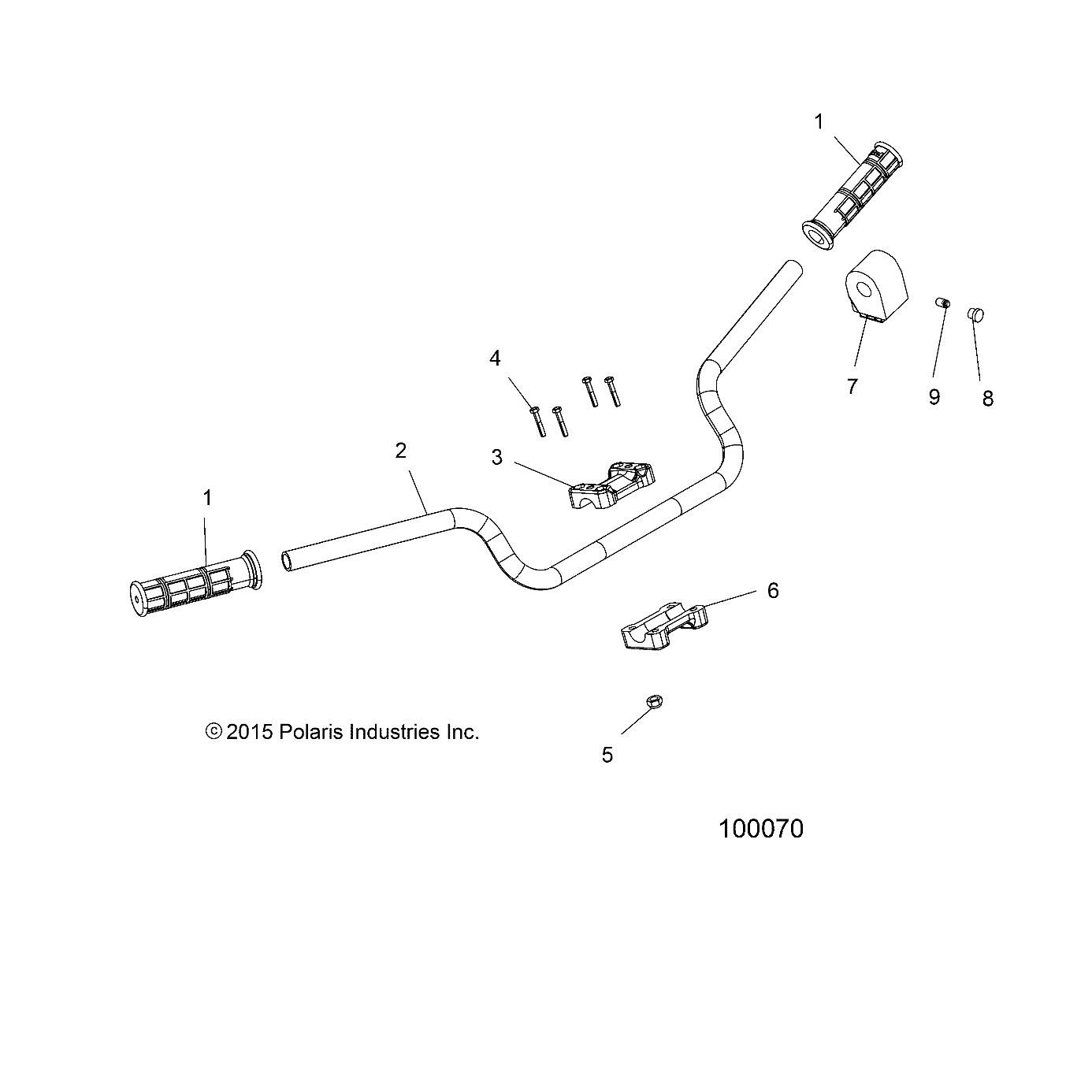 STEERING, HANDLEBAR and CONTROLS - A16SVE95AA/AM