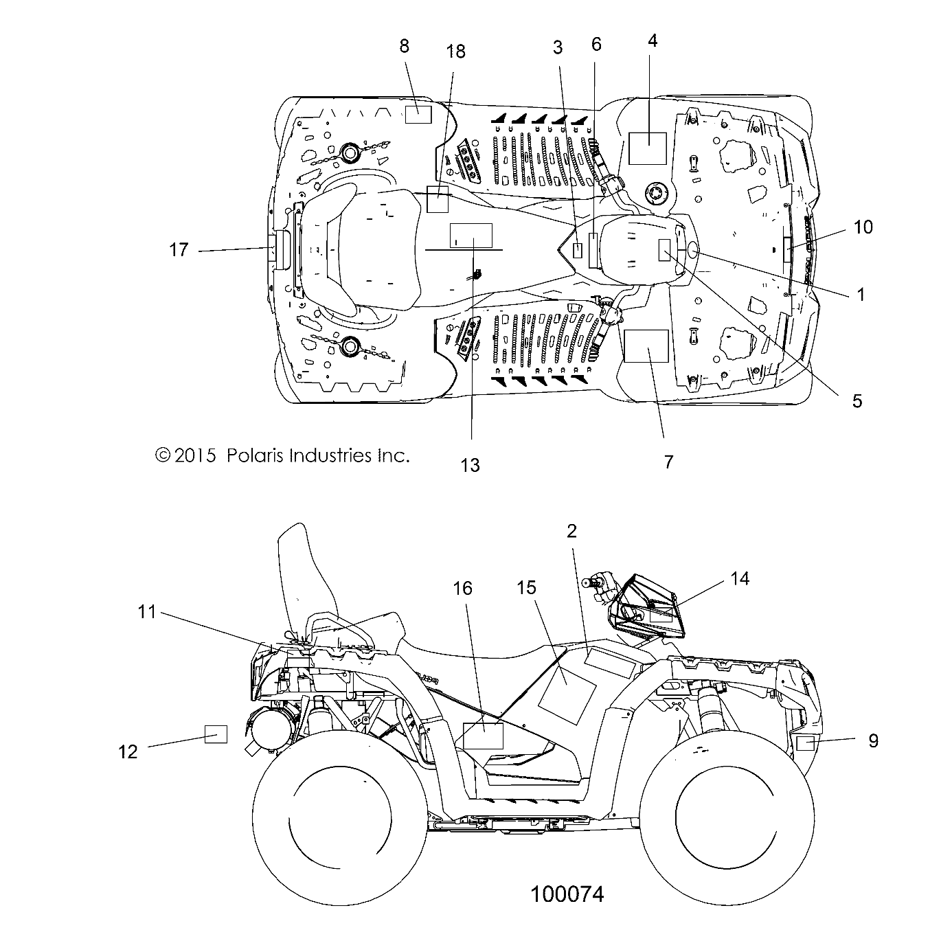 BODY, DECALS - A16SYE85AS (100074)