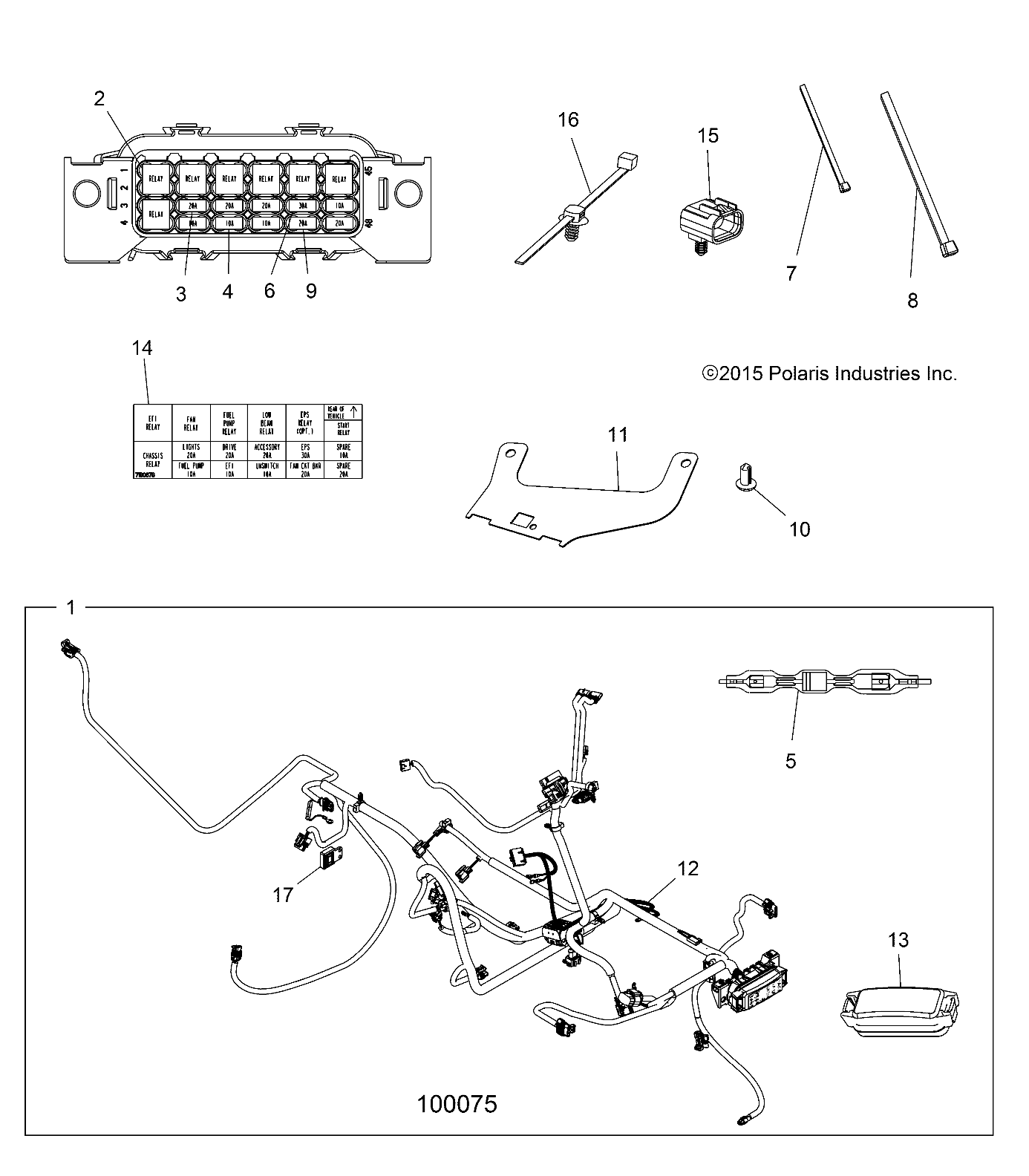 ELECTRICAL, HARNESS - A17SYE85AS (100075)