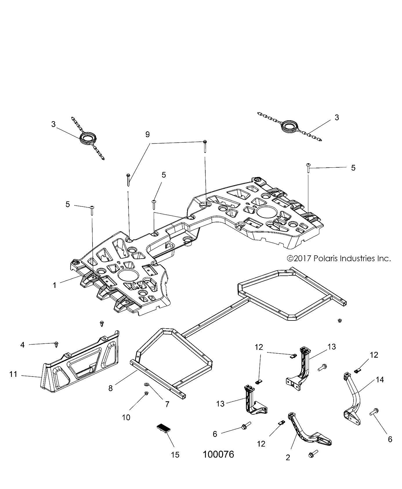 BODY, REAR RACK ASM. - A17SYE95AK