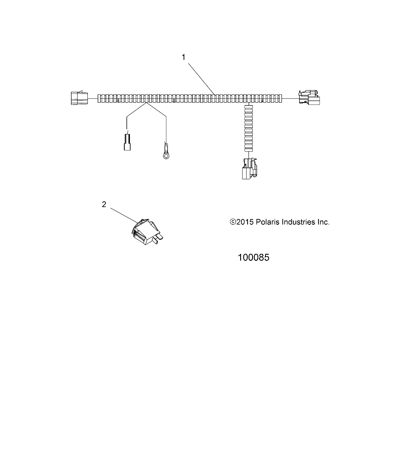 ELECTRICAL, WORKLIGHT HARNESS - A16SXD95A9 (100085)