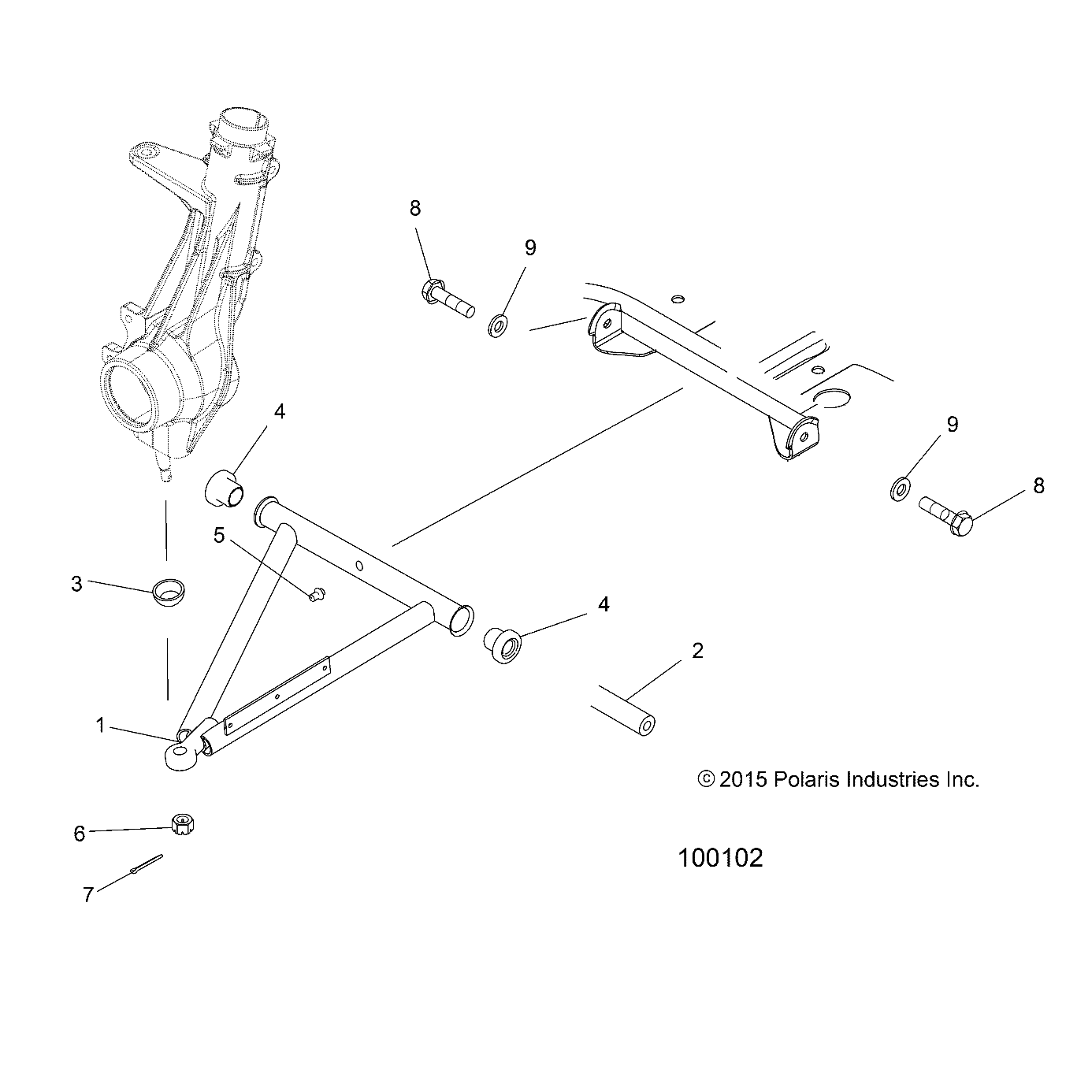 SUSPENSION, A-ARM and STRUT MOUNTING - A18SAA50N5 (100102)