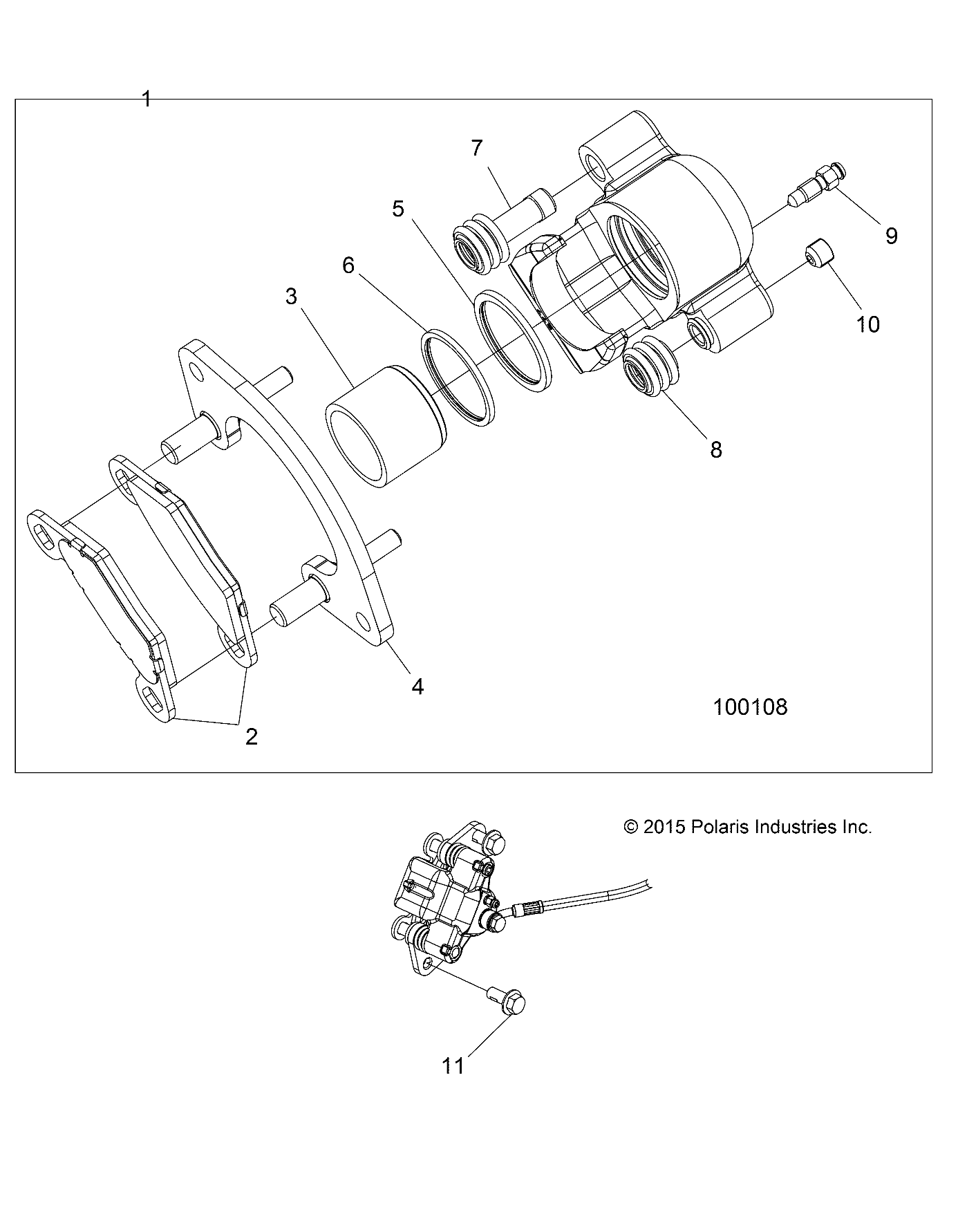 BRAKES, FRONT CALIPER - A17SXM95AM