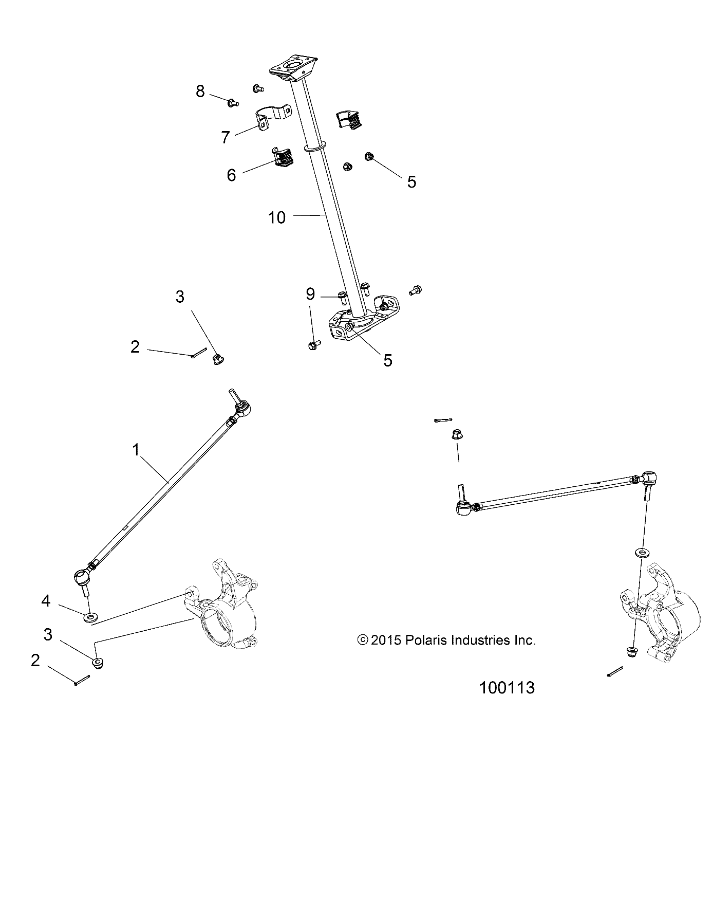 STEERING, STEERING POST ASM. - A18SXN85A8