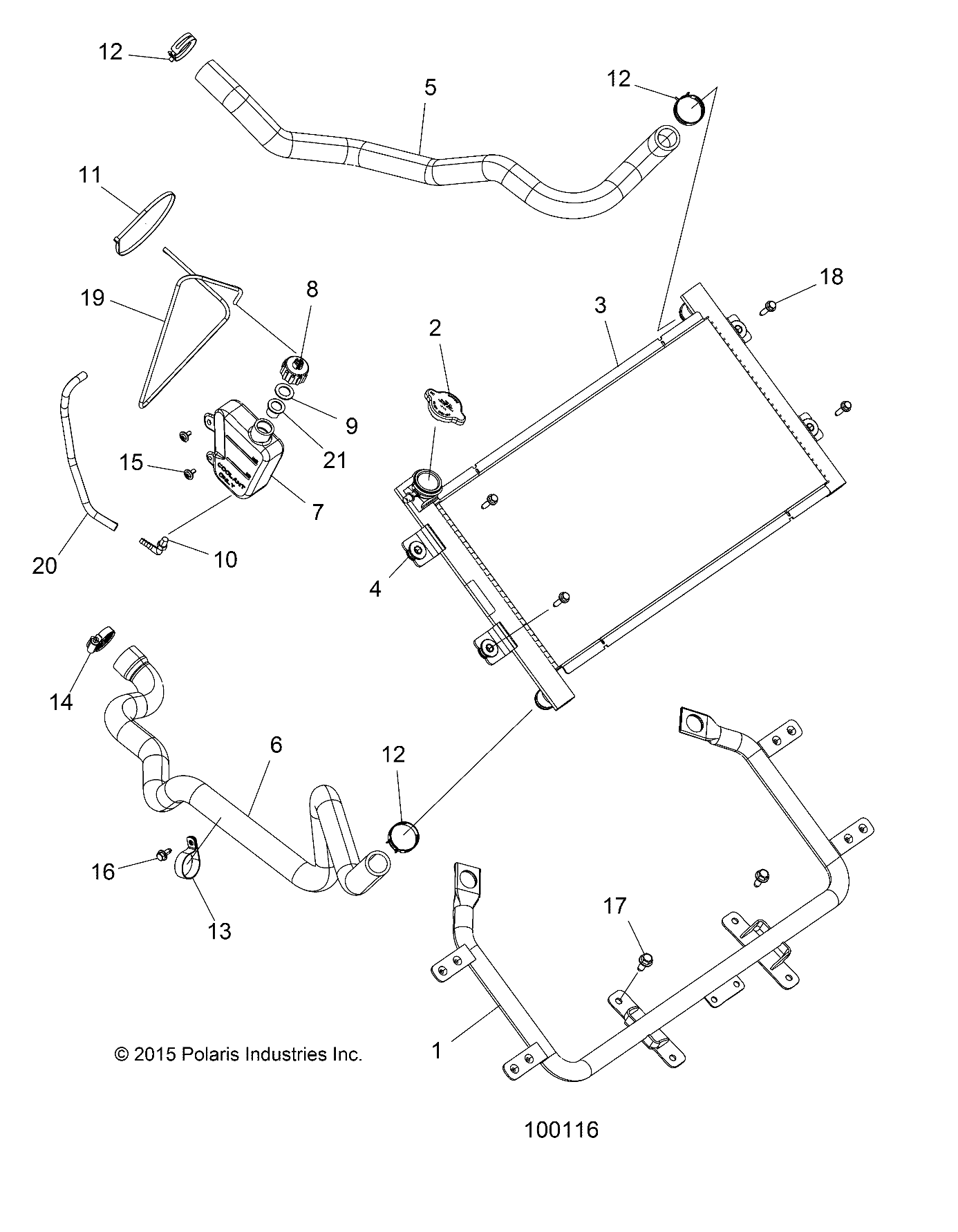 ENGINE, COOLING SYSTEM, RADIATOR - A16SXN85A3